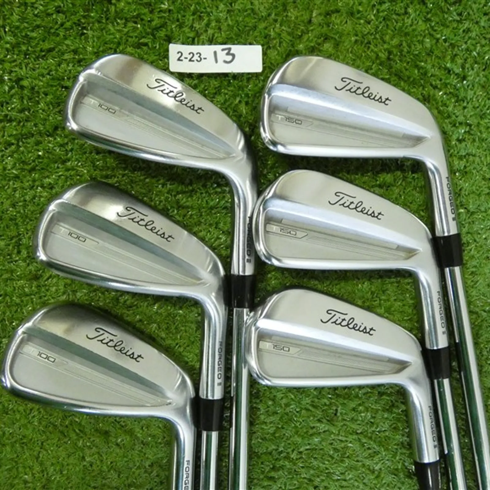 Titleist 2023 T100/2023 T150 Forged Irons 5-P Project X 6.0 Stiff