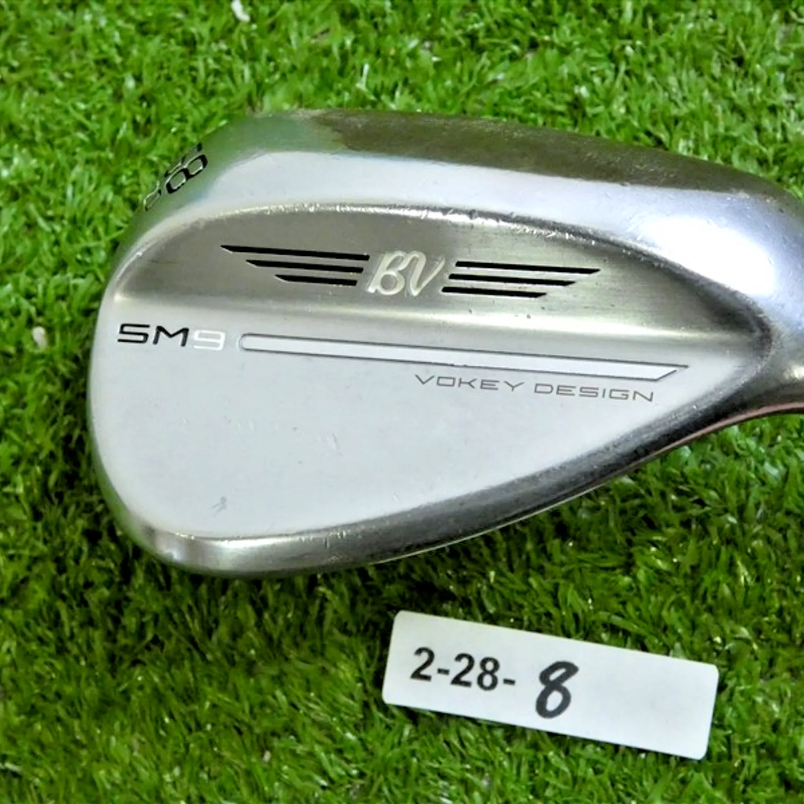 Titleist Vokey SM9 58* 12* Lob Wedge D Grind SteelFiber i125 Stiff