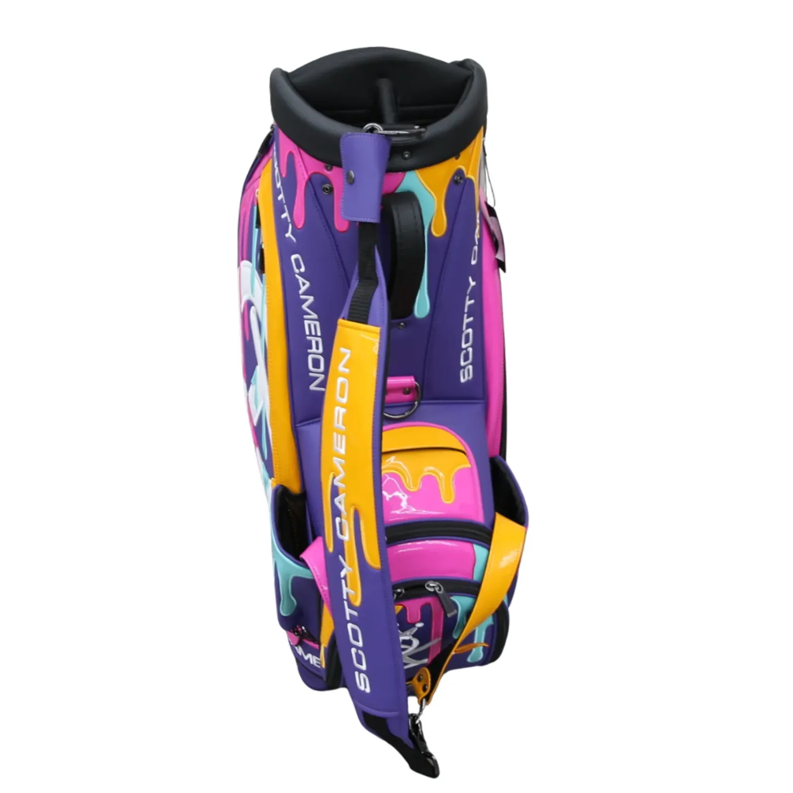 New Scotty Cameron Circle T 2026 Purple Paint Drop Tour Bag (Tour