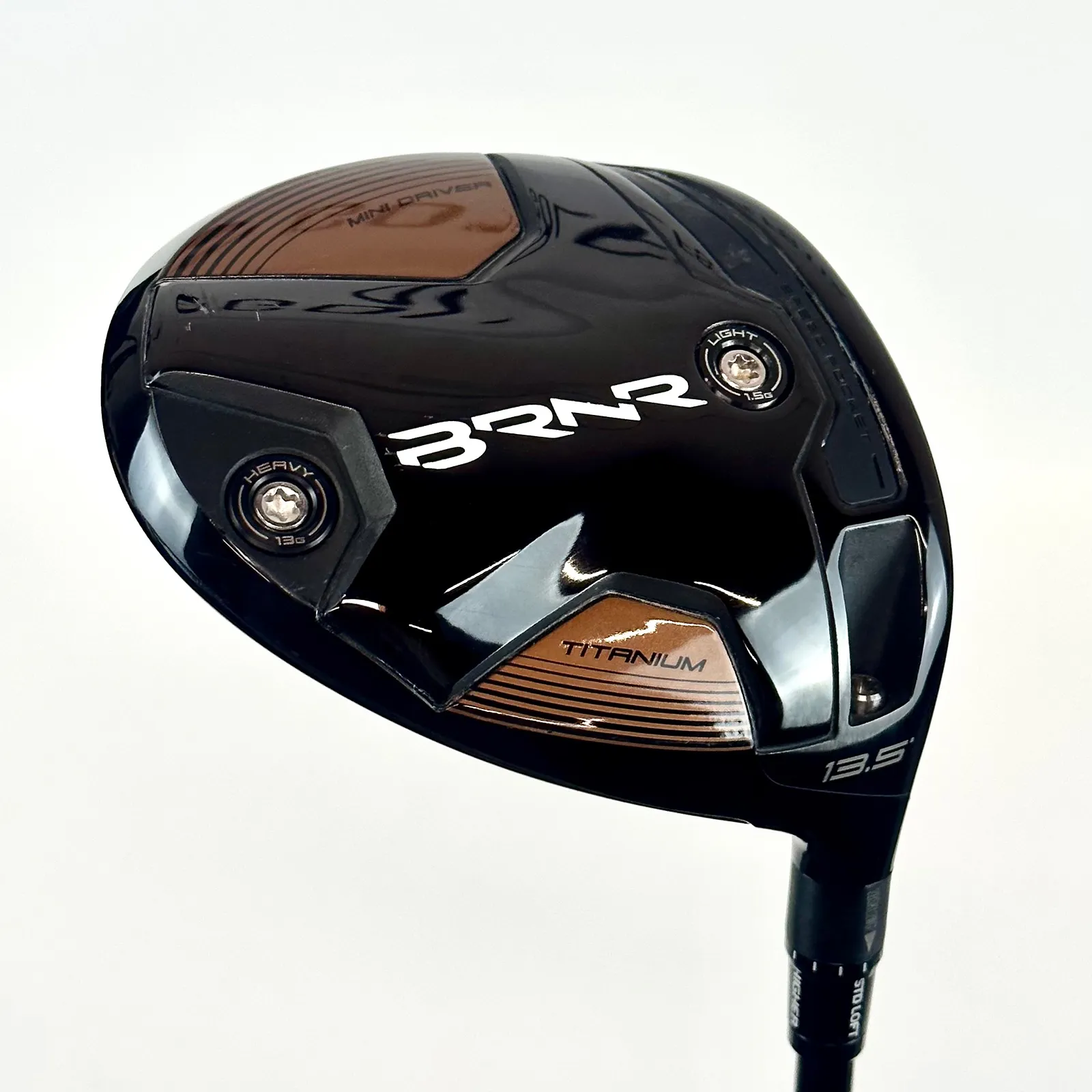 HOT DEALS! TaylorMade BRNR Mini Driver 13.5º - UST Mamiya Pro Force 65  Stiff - TM Grip