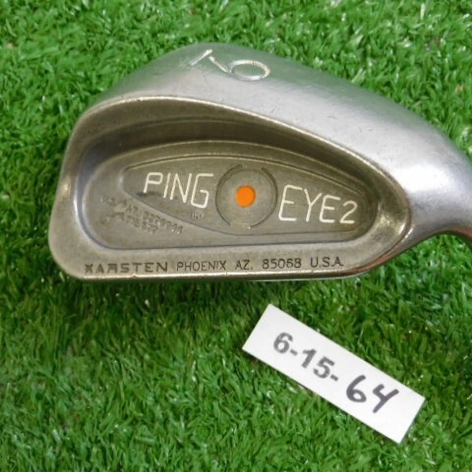 Ping Eye 2 9 Iron ZZ Lite Stiff Steel Orange Dot 2* Flat