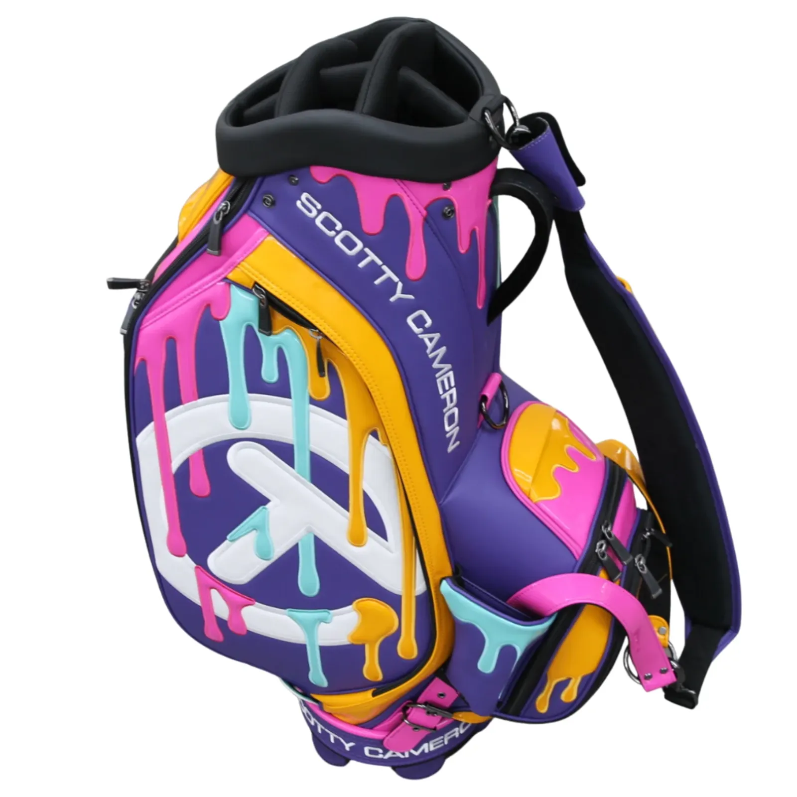 New Scotty Cameron Circle T 2026 Purple Paint Drop Tour Bag (Tour
