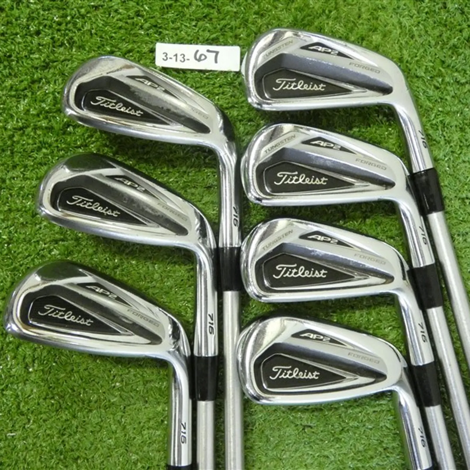 Titleist AP2 716 Forged Irons 5-P & W KBS Tour C-Taper 120