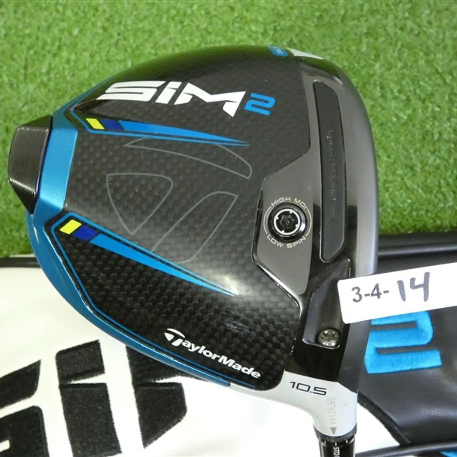 TaylorMade SIM2 10.5* Driver Kuro Kage Silver 5th Gen 60g Stiff w