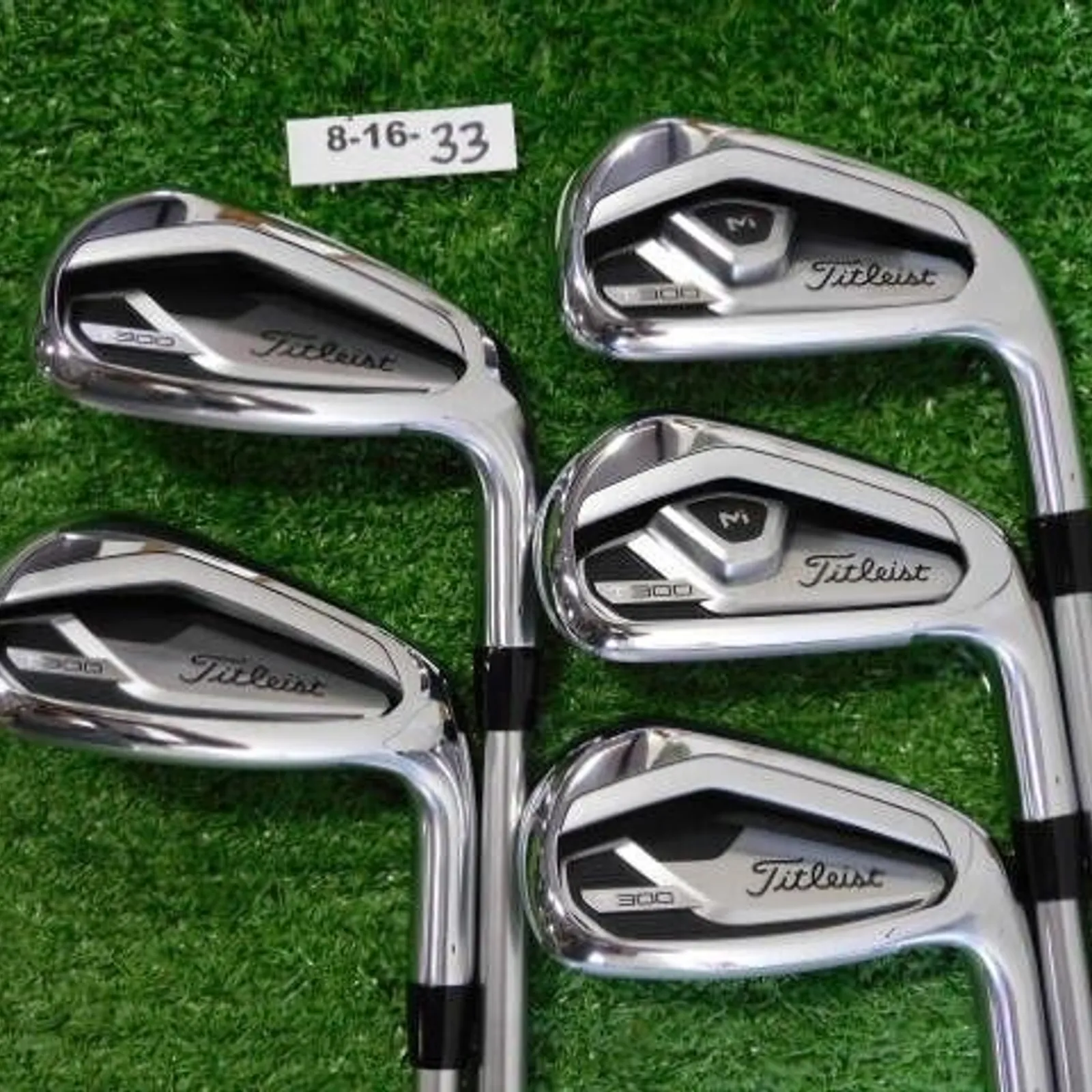 Titleist 2021 T300 Irons 6-P Fubuki MV 50 A Senior Graphite Mint