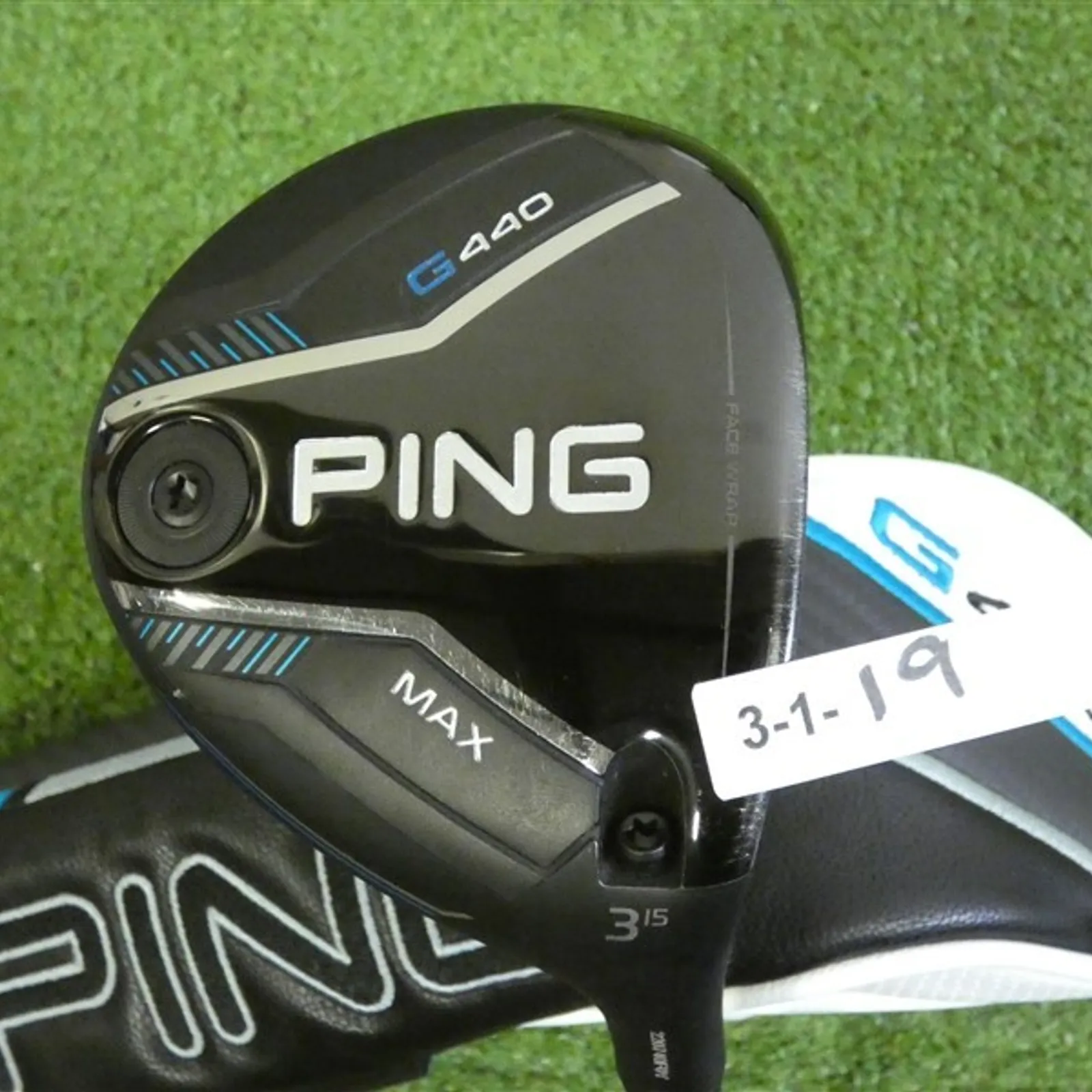 PING G440 Max 15* 3 Wood Alta CB 65 Stiff Graphite with Headcover