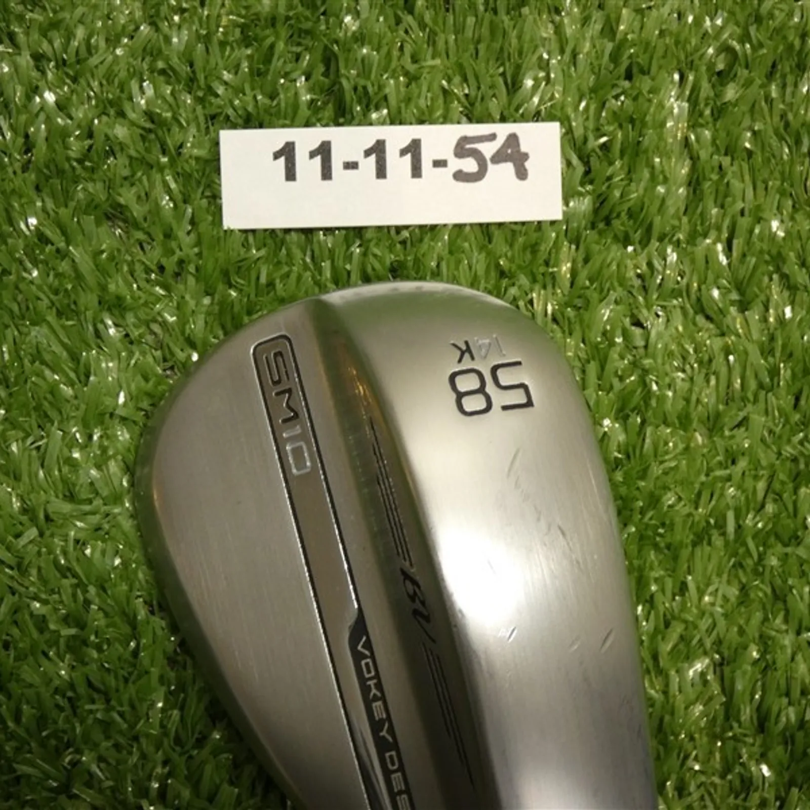 Titleist Vokey SM10 Tour Chrome 58* 14* Lob Wedge K Grind DG Steel