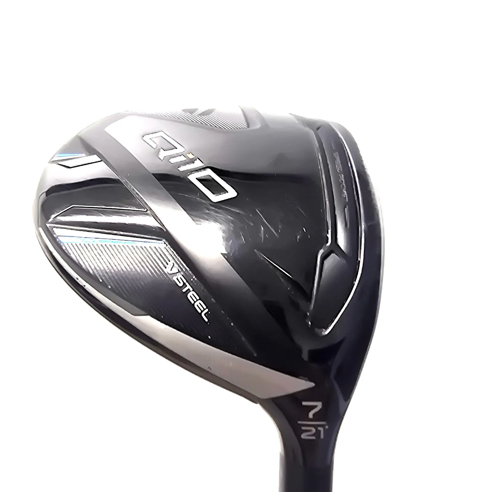 TaylorMade Qi10 V Steel 7 Wood 21 Degree Fairway Fujikura Ventus