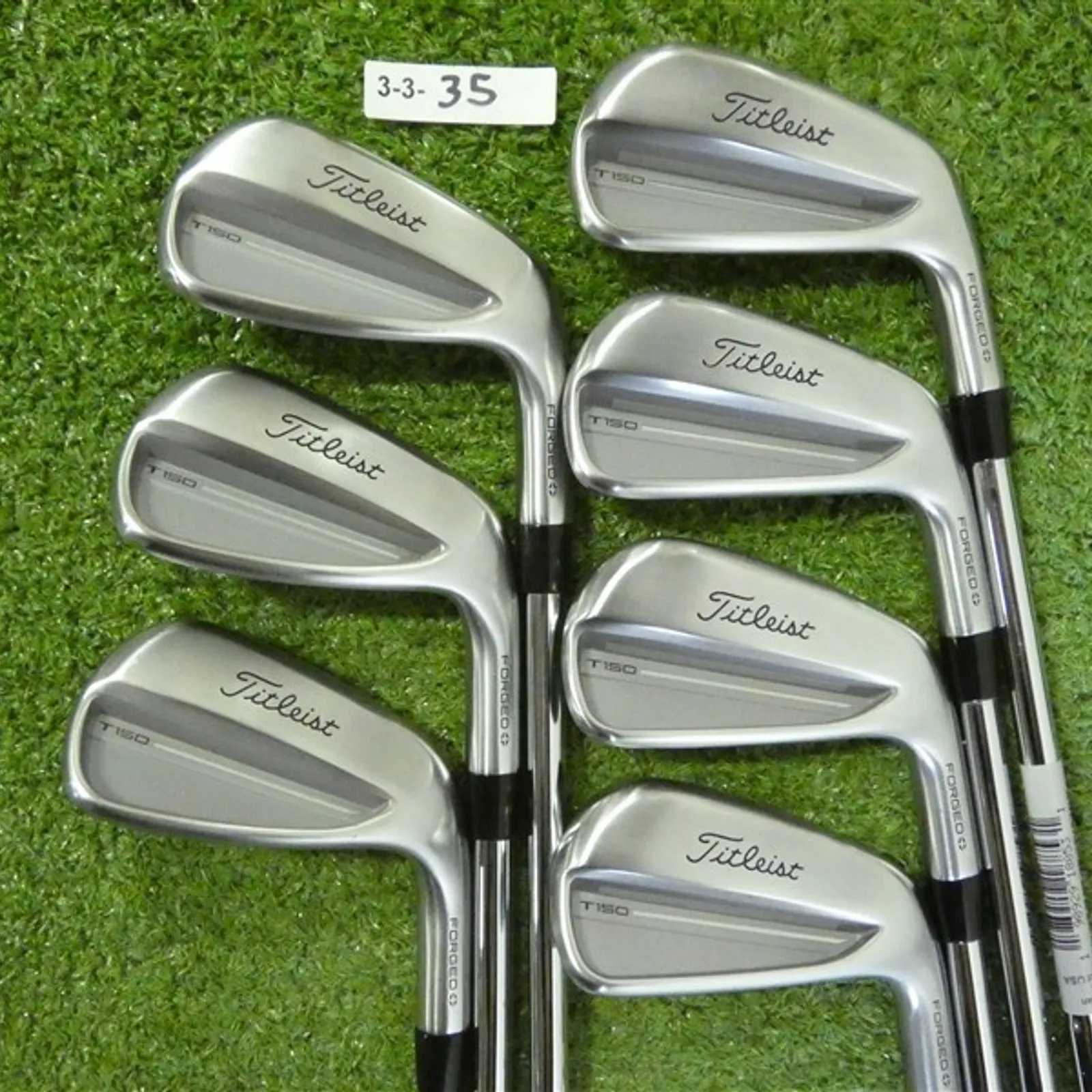 Titleist 2025 T150 Forged Irons 4-P AMT Silver Stiff Steel Excellent