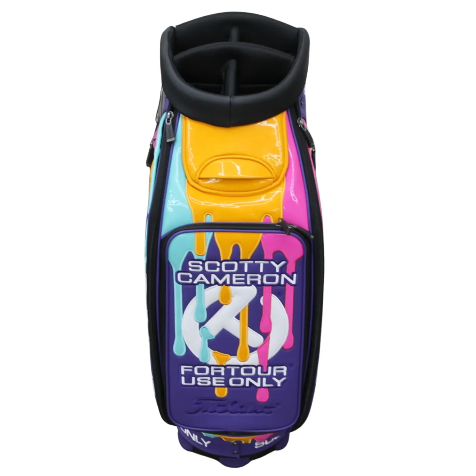 New Scotty Cameron Circle T 2026 Purple Paint Drop Tour Bag (Tour