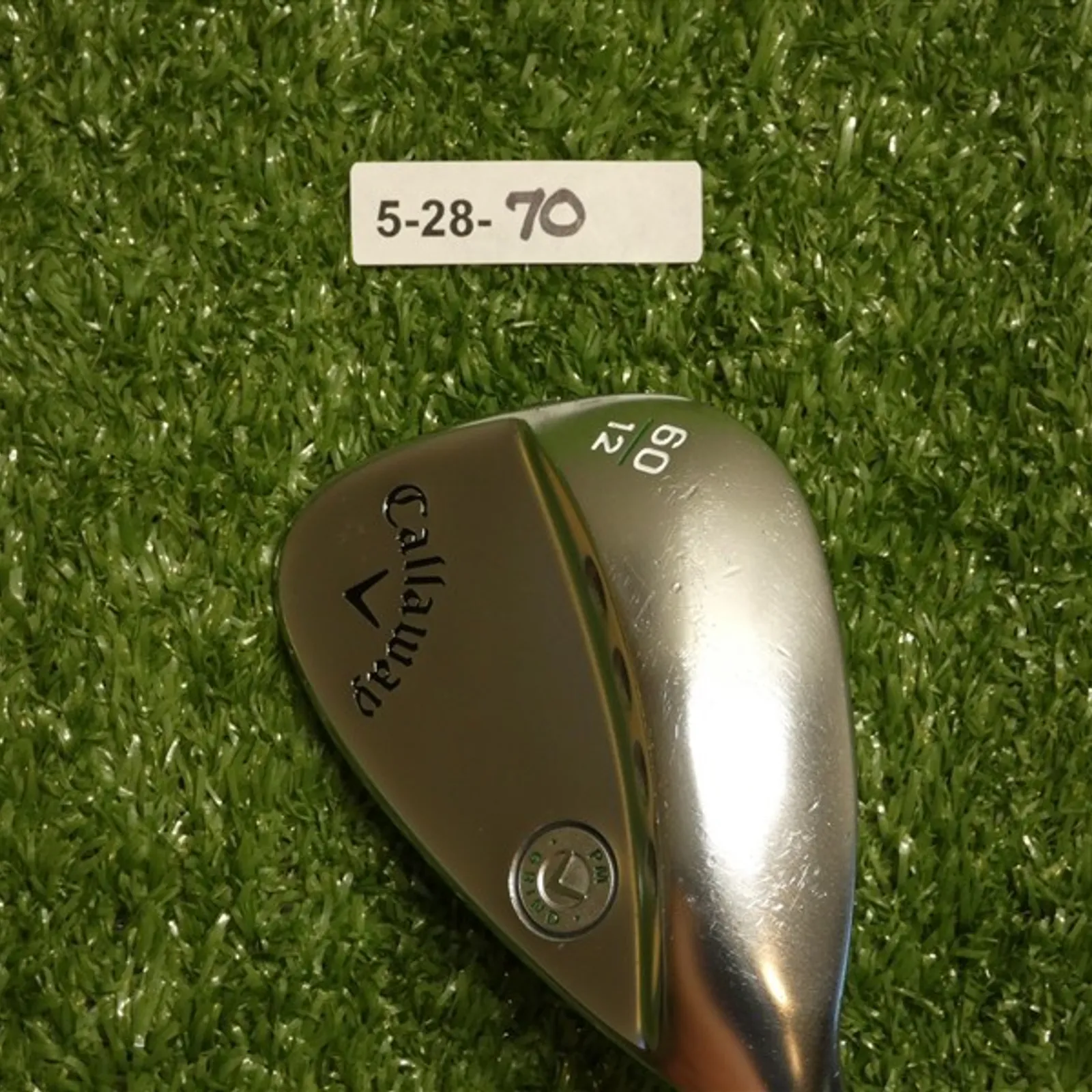 Callaway 2019 PM Grind Chrome 60* 12* Lob Wedge KBS Hi-Rev 2.0
