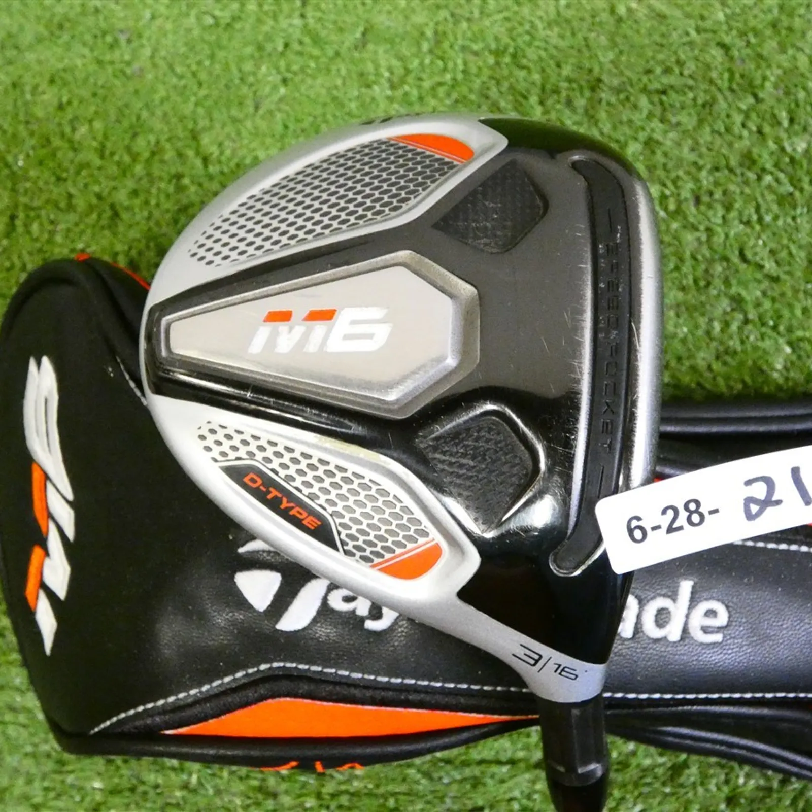 TaylorMade M6 D-Type 16* 3 Wood Tour AD DI-8X Extra Stiff Pured