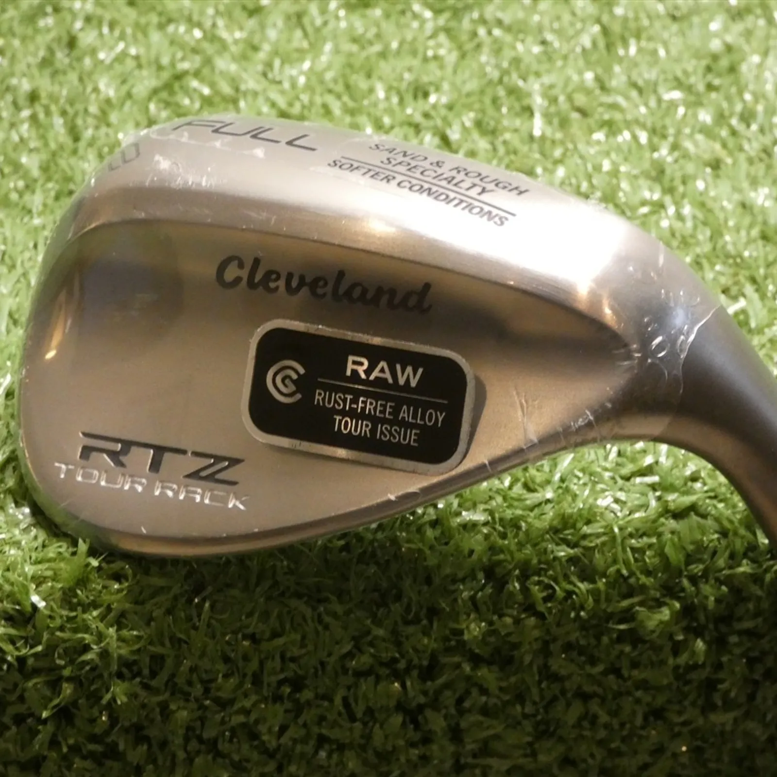 Cleveland RTZ Tour Rack Raw 58* 12* Lob Wedge Full Dynamic Gold