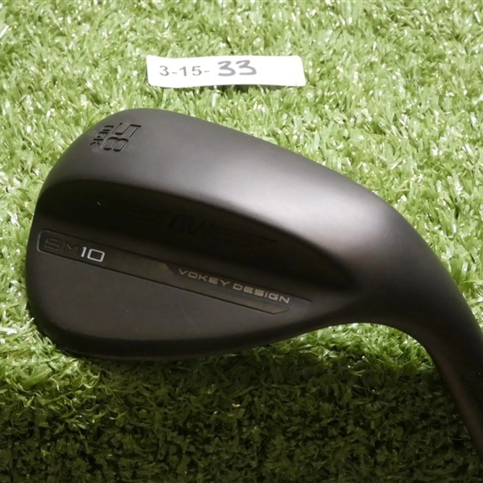 Titleist Vokey SM10 Jet Black 58* 06* Lob Wedge K Grind Dynamic