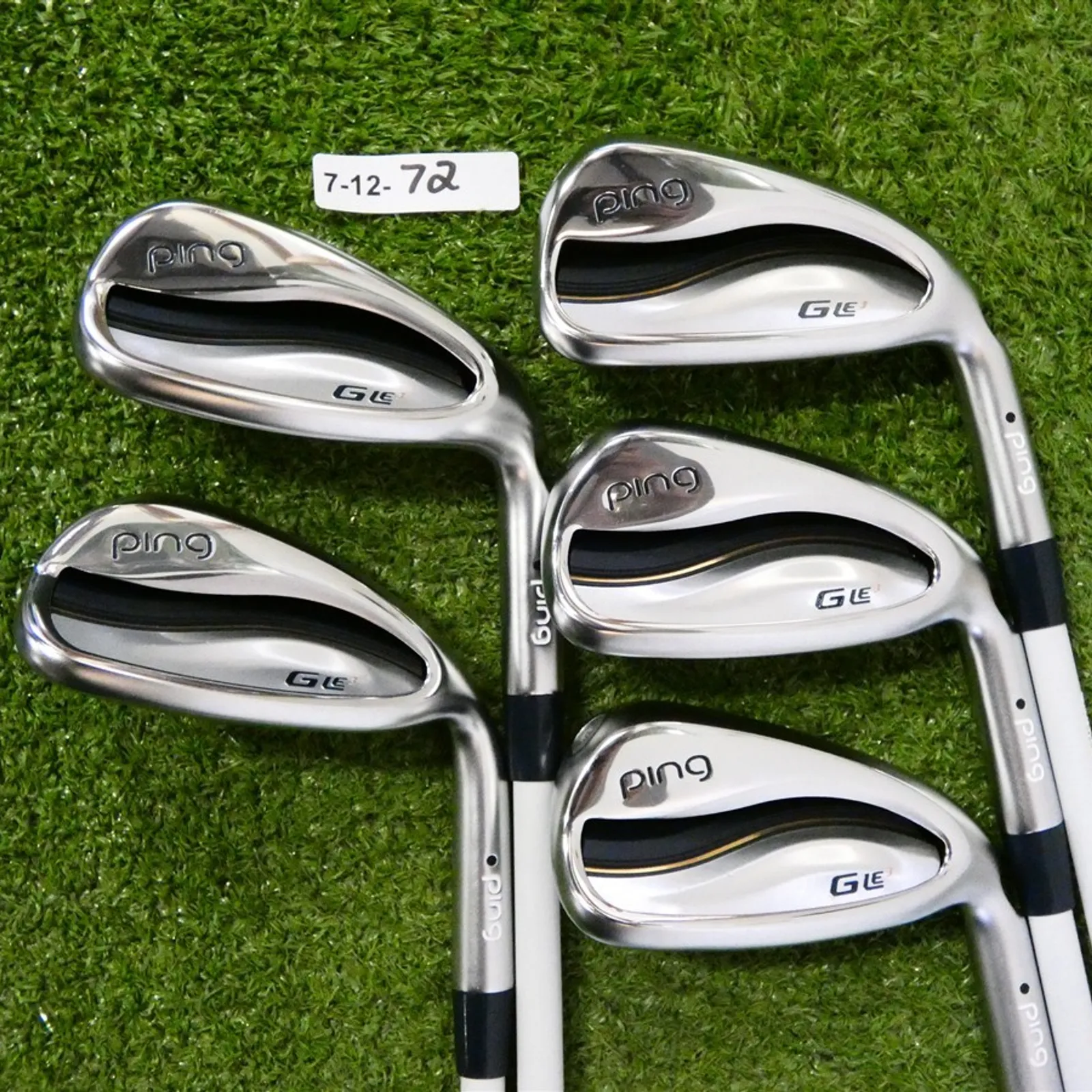 PING G Le3 Womens Irons 7-W & S ULT250 Lite Ladies Graphite Black