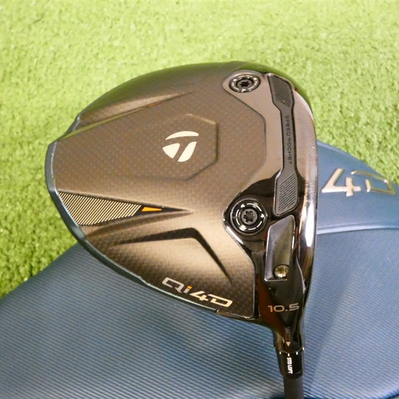 TaylorMade Qi4D 10.5* Driver REAX Mid Rotation Blue 60 X Extra