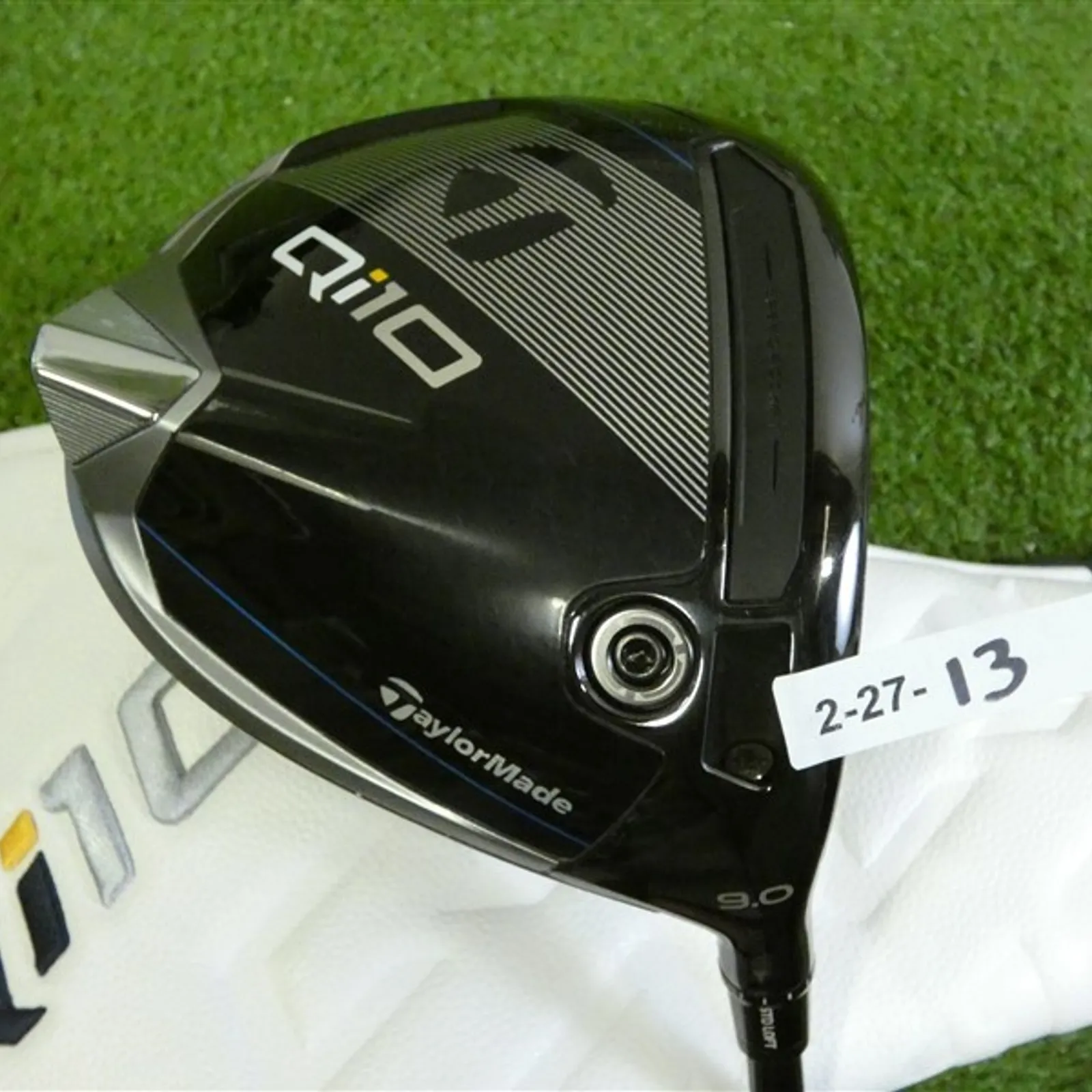 TaylorMade Qi10 9.0* Driver HZRDUS Black 4G 60 6.0 Stiff Graphite