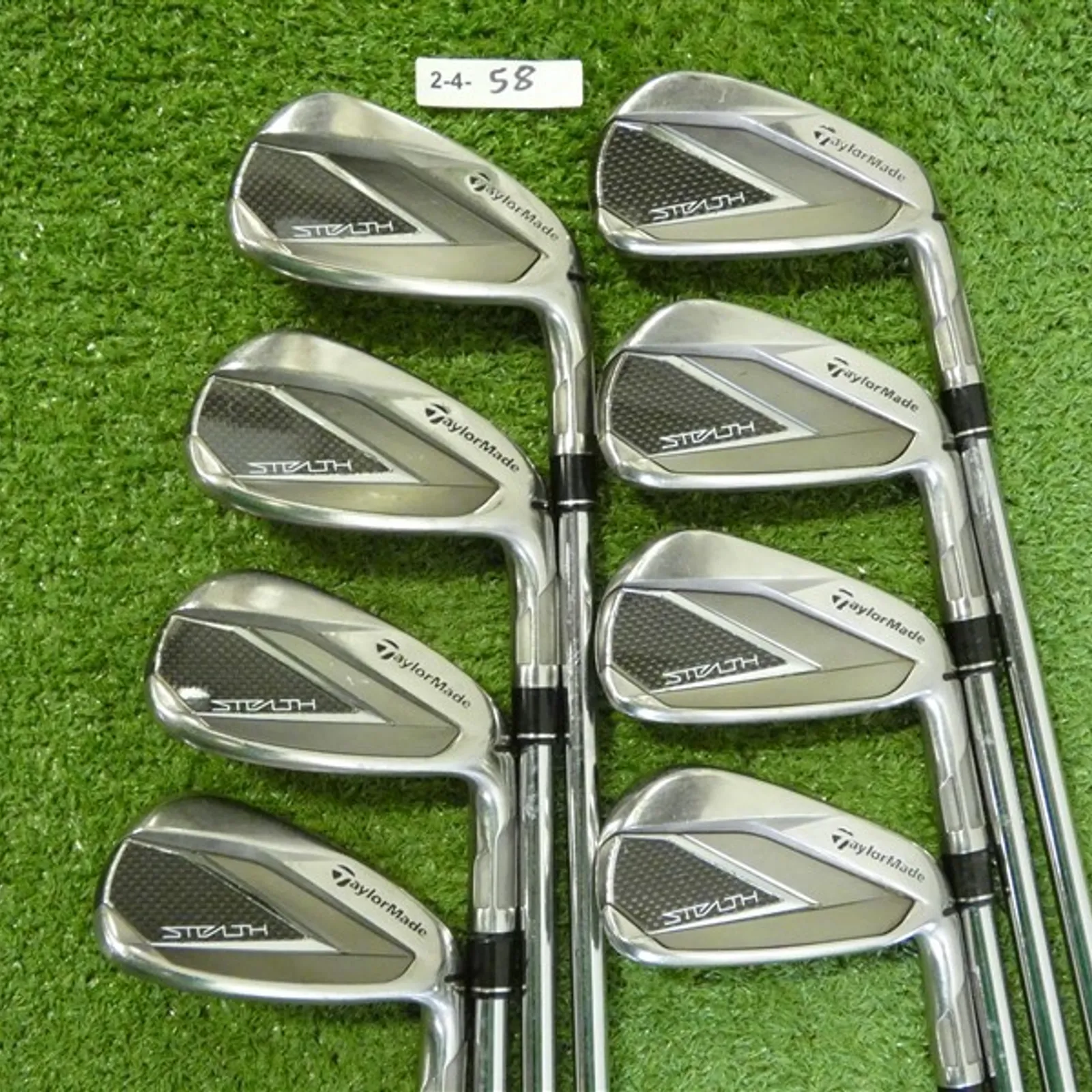 TaylorMade Stealth Irons 4-P & A KBS Max MT 85 Stiff Steel