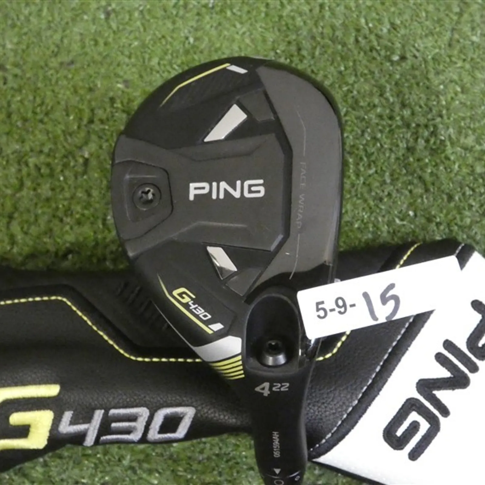 PING G430 22* 4 Hybrid Rescue Alta CB 70 Stiff Graphite with Headcover