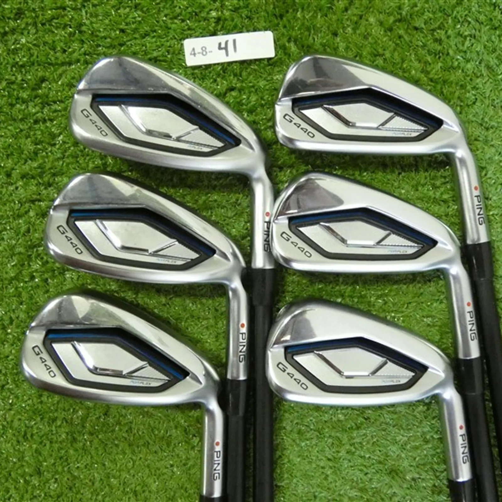 PING G440 Irons 6-W & U Alta CB Stiff Graphite Red Dot 1* Flat +.5