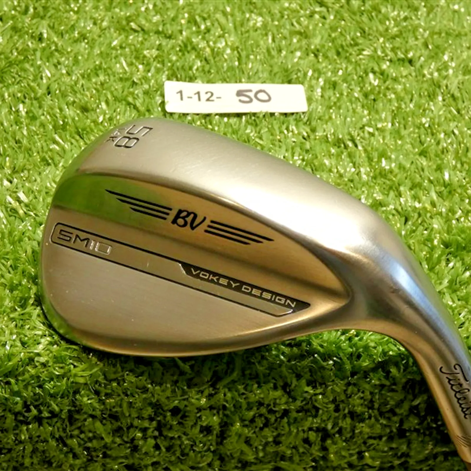 Titleist Vokey SM10 Tour Chrome 58* 14* Lob Wedge K Grind Tensei