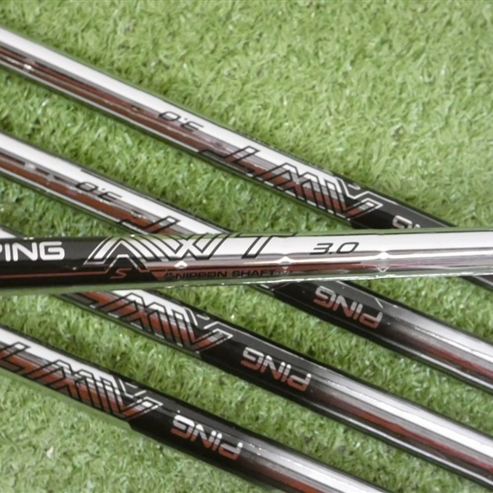 PING G440 Power Spec Irons 6-W AWT 3.0 Stiff Steel Black Dot