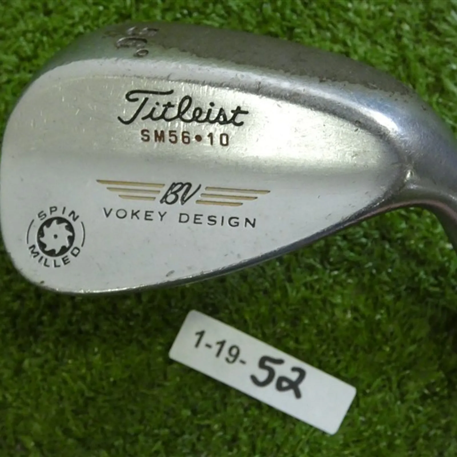 Titleist Vokey SM Spin Milled 56* 10* Sand Wedge Dynamic Gold Steel