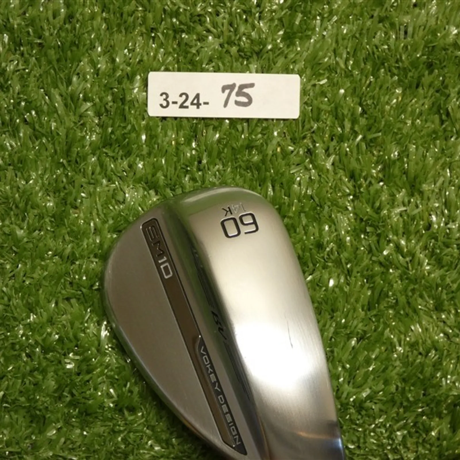 Titleist Vokey SM10 Tour Chrome 60* 14* Lob Wedge K Grind