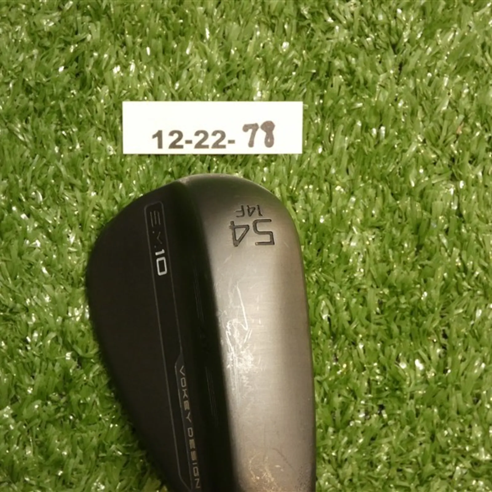 Titleist Vokey SM10 Jet Black 54* 14* Sand Wedge F Grind DG Steel