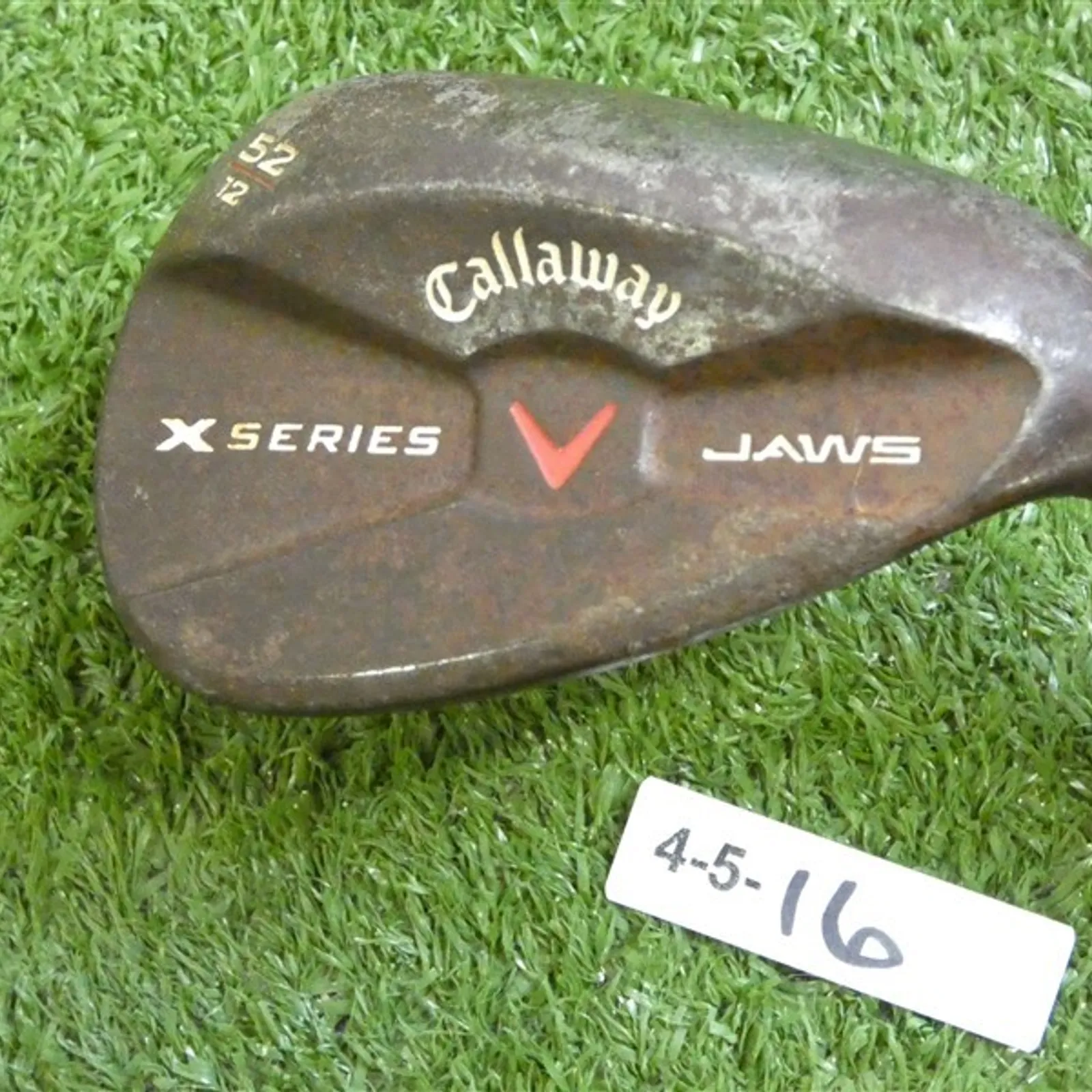 Callaway X Series Jaws Vintage Forged MD 52* 12* Gap Wedge Steel display picture 1