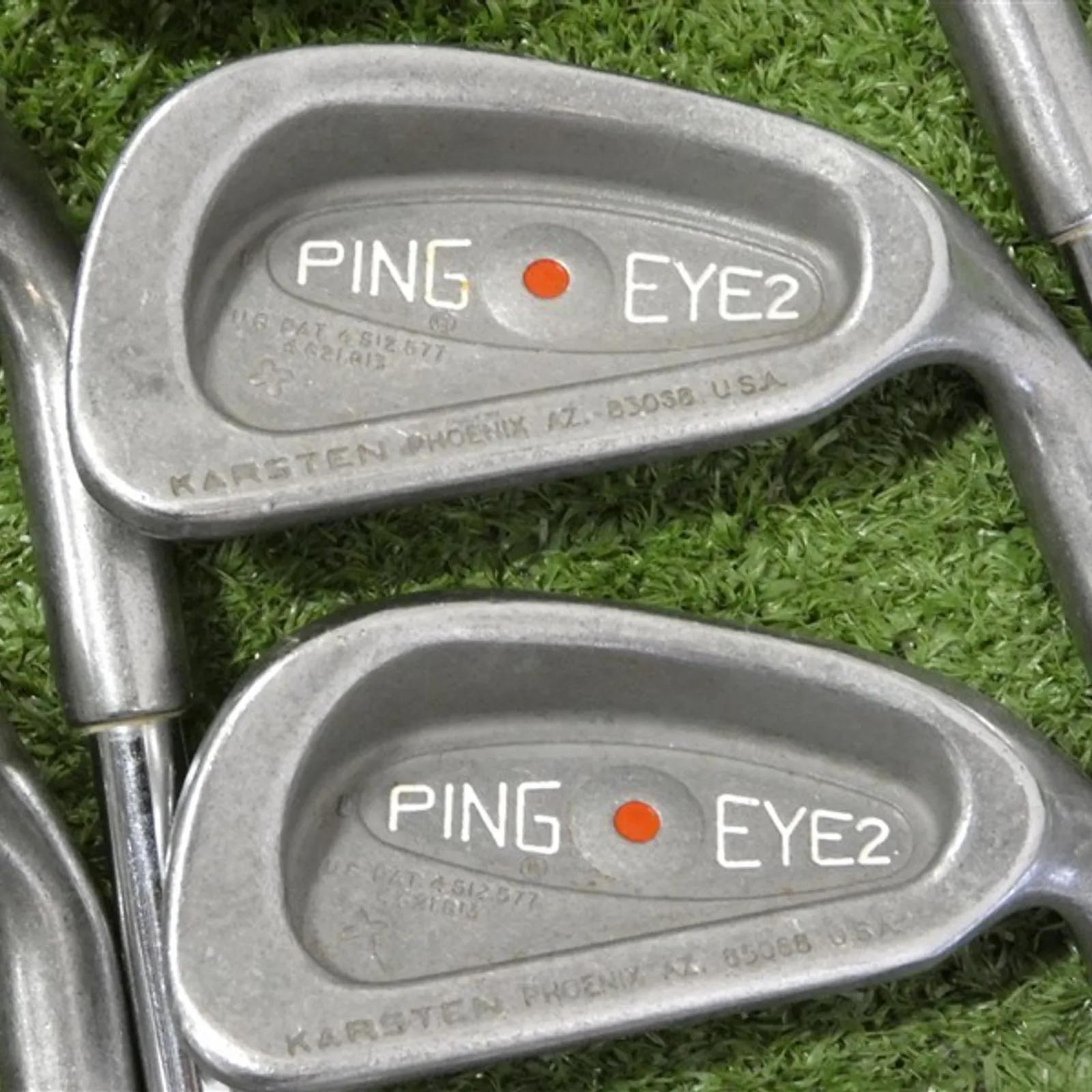 Ping Eye 2+ Plus Irons 4-W & S KT Stiff Steel Red Dot 1* Flat