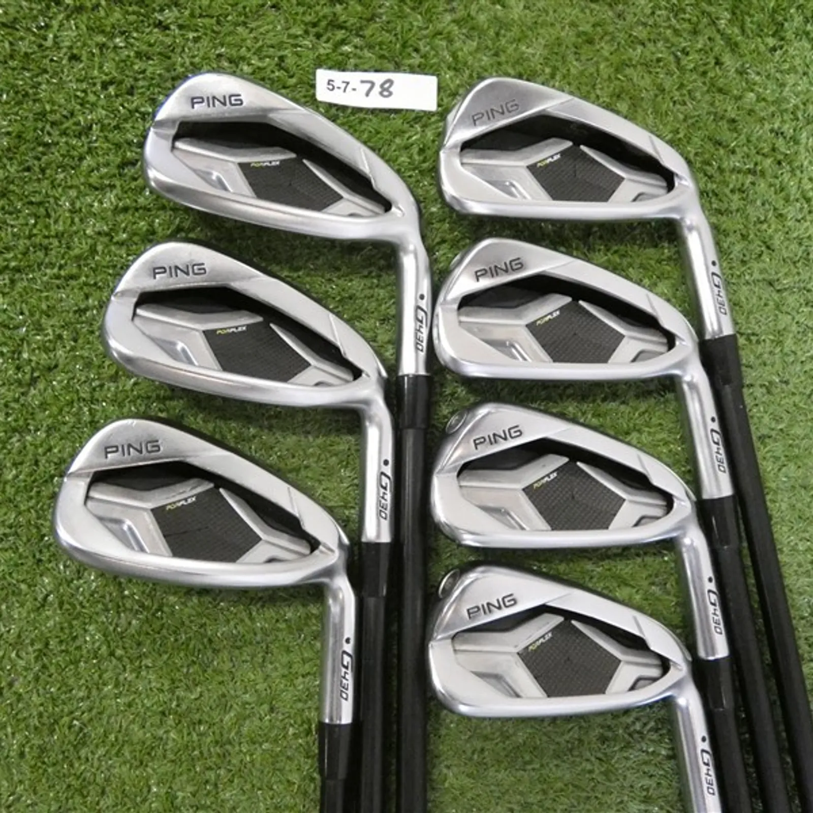PING G430 Irons 4-W Alta CB Regular Graphite Black Dot +1