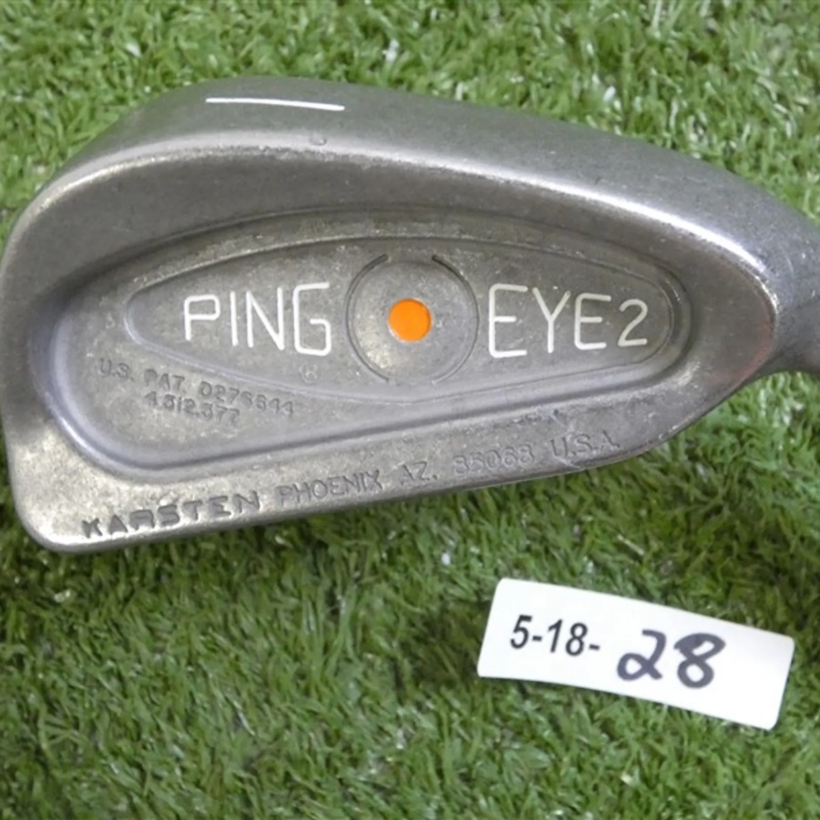 Ping Eye 2 1 Iron ZZ Lite Stiff Steel Orange Dot 2* Flat