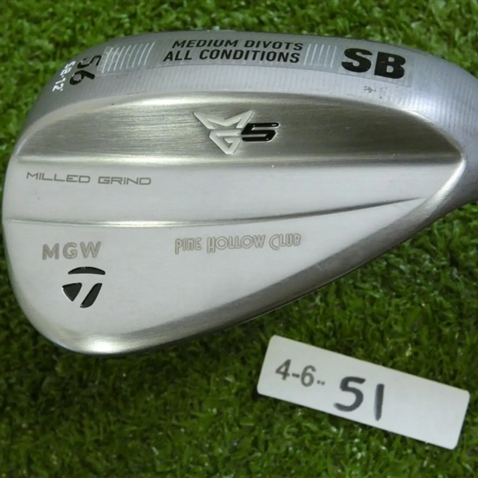 TaylorMade Milled Grind 5 MG5 Chrome 56* 12* Sand Wedge SB DG 115