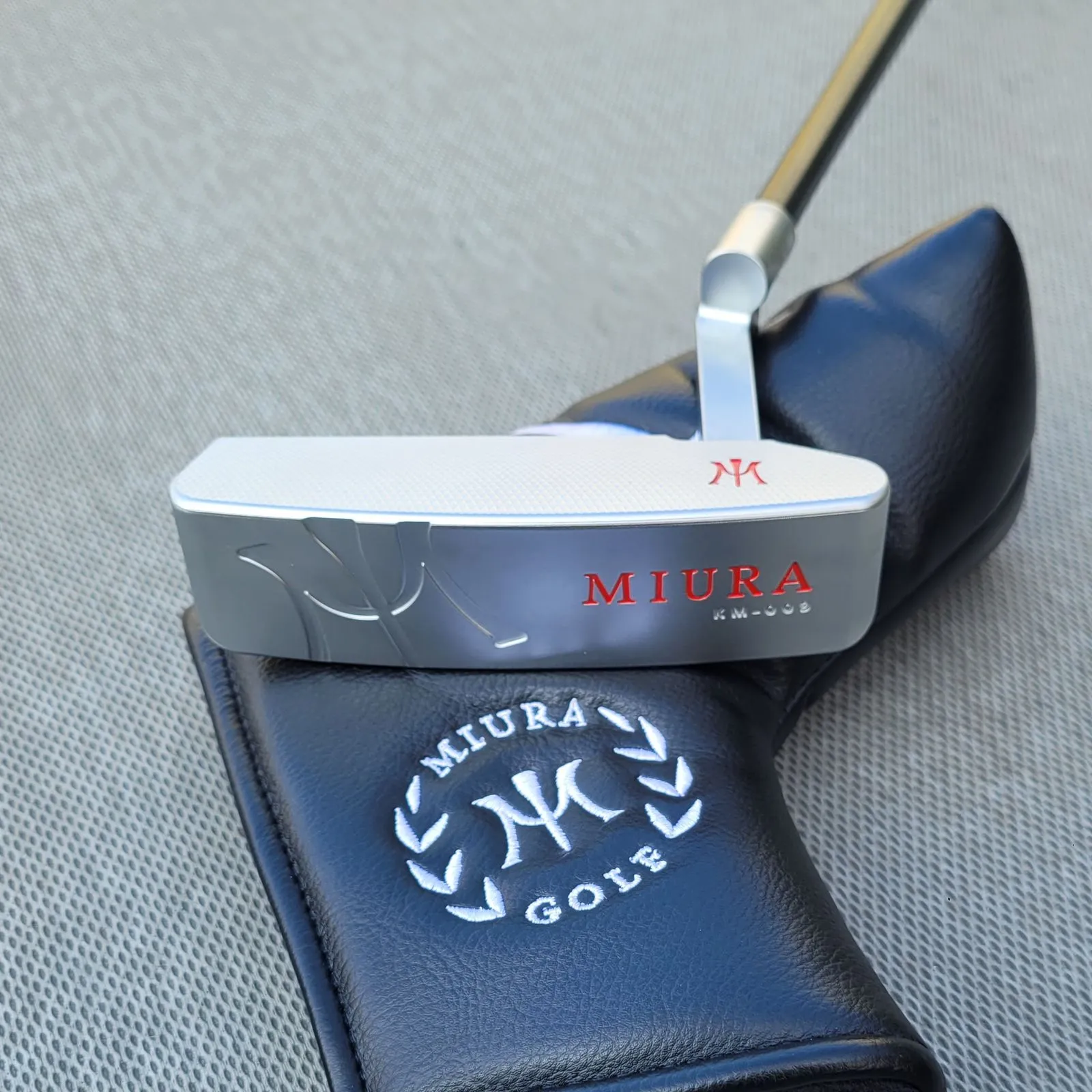 Miura KM 009 White Chrome Blade Putter - LAGOLF TPZ ONE70 Shaft - 34.5