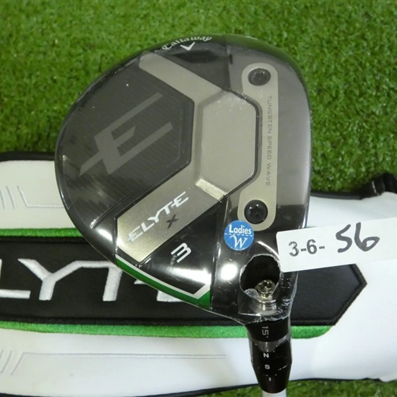 Callaway Elyte X 15* Womens 3 Wood Eldio 40 Ladies Graphite with