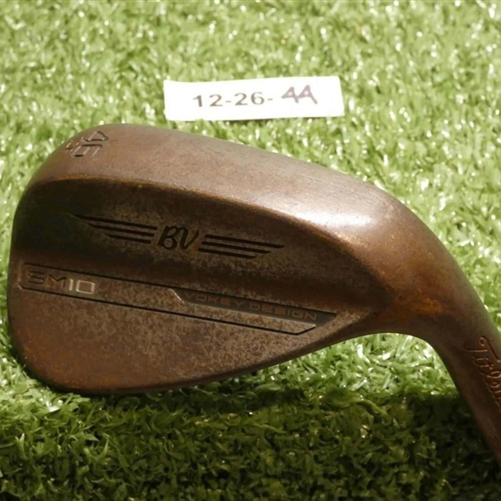 Titleist Vokey SM10 Raw 46* 10* Pitching Wedge F SteelFiber i80cw