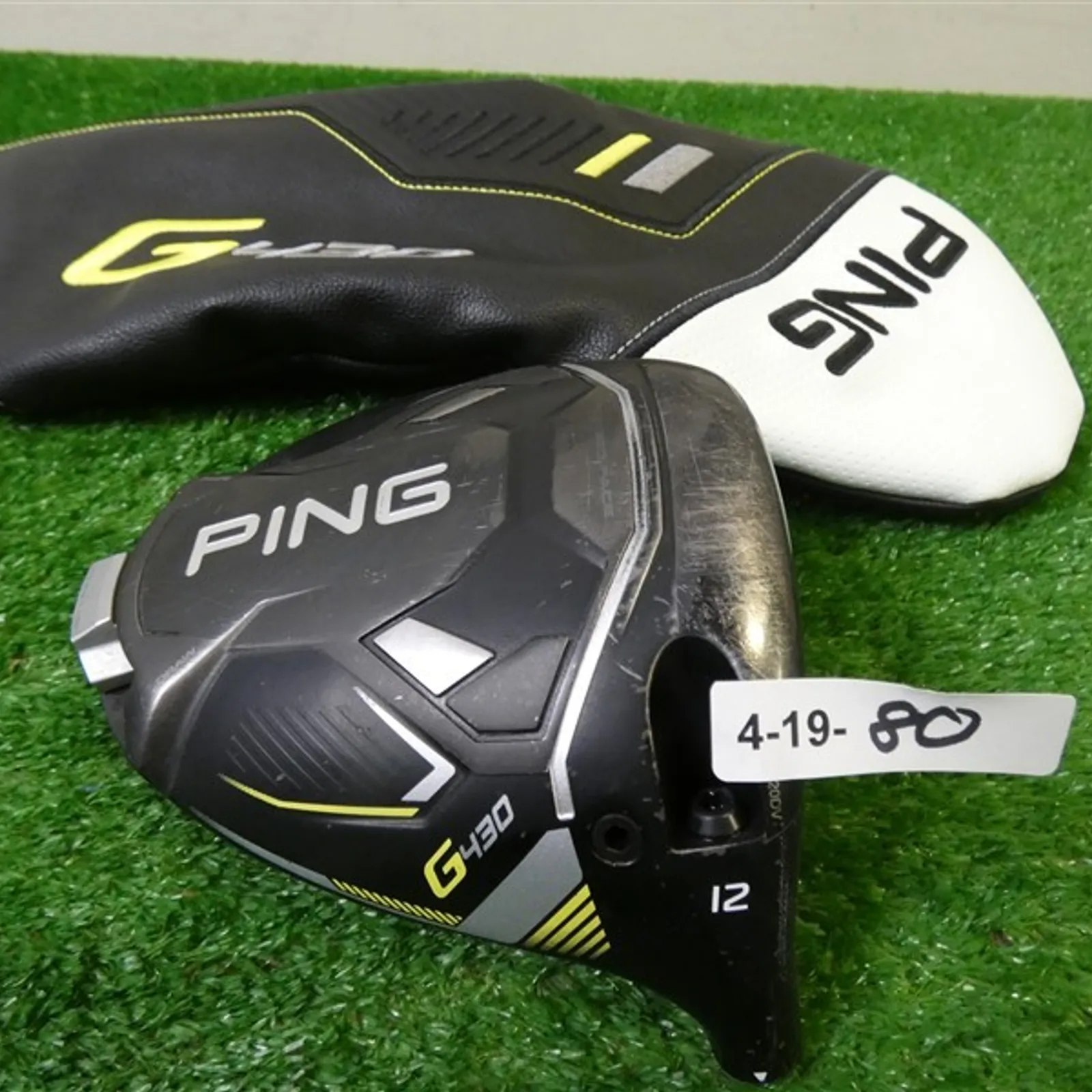 PING G430 MAX 12* Driver Right Hand Head Only with Cover
