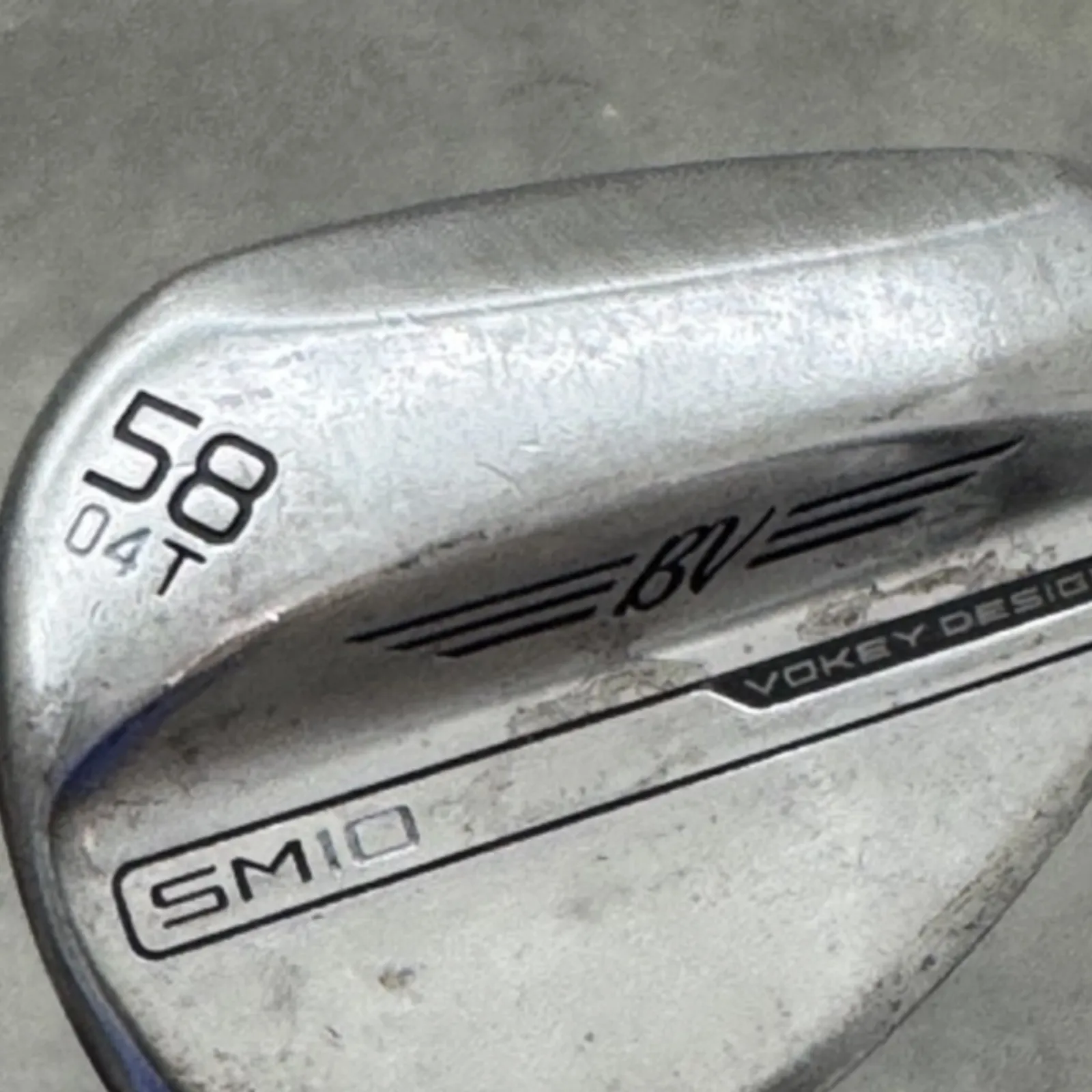 Used Titleist BV Vokey Design SM 10 58 04 T Raw Wedge W/ N.S. Pro