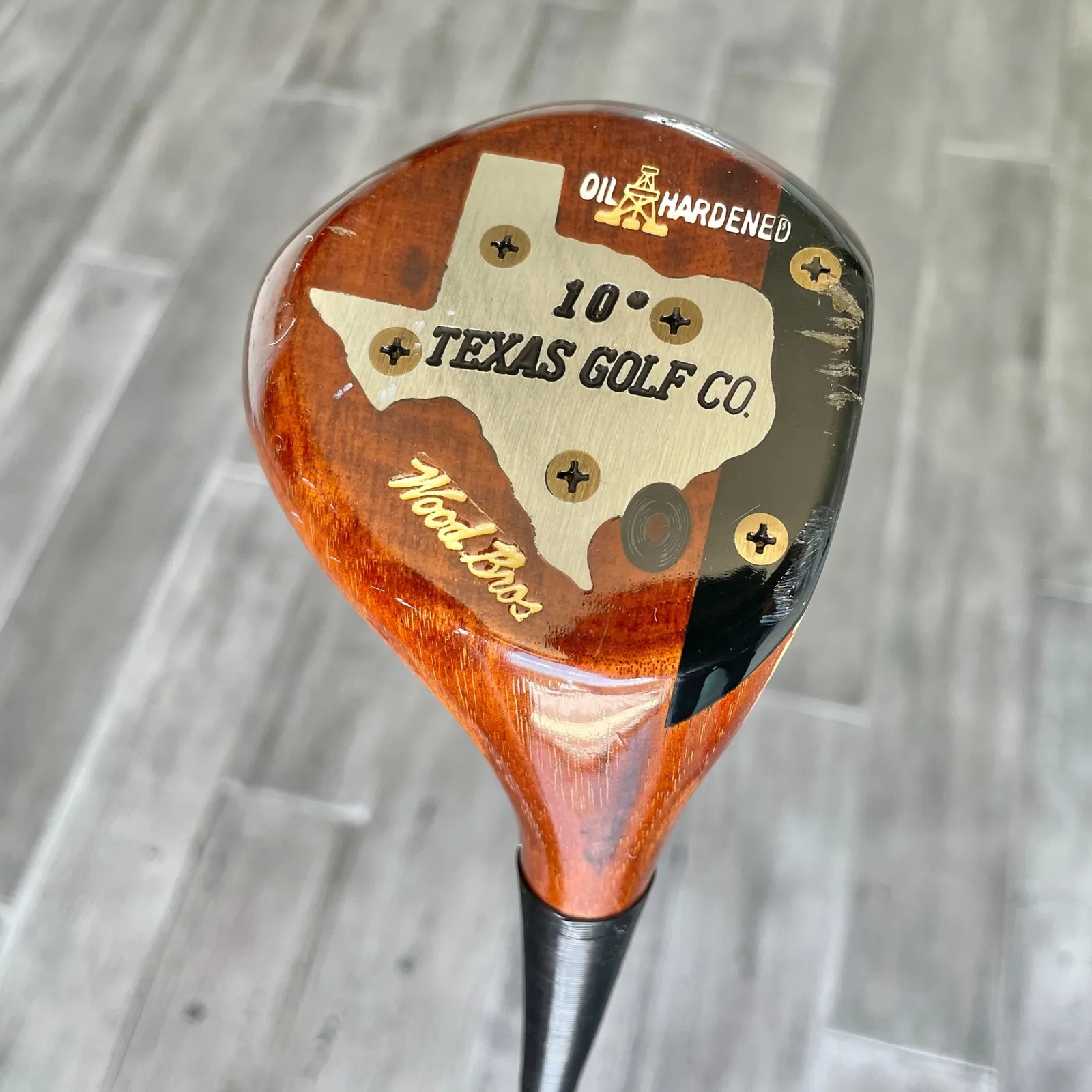 テキサスゴルフ パーシモン ドライバー TEXAS WOOD BROS big-gs-