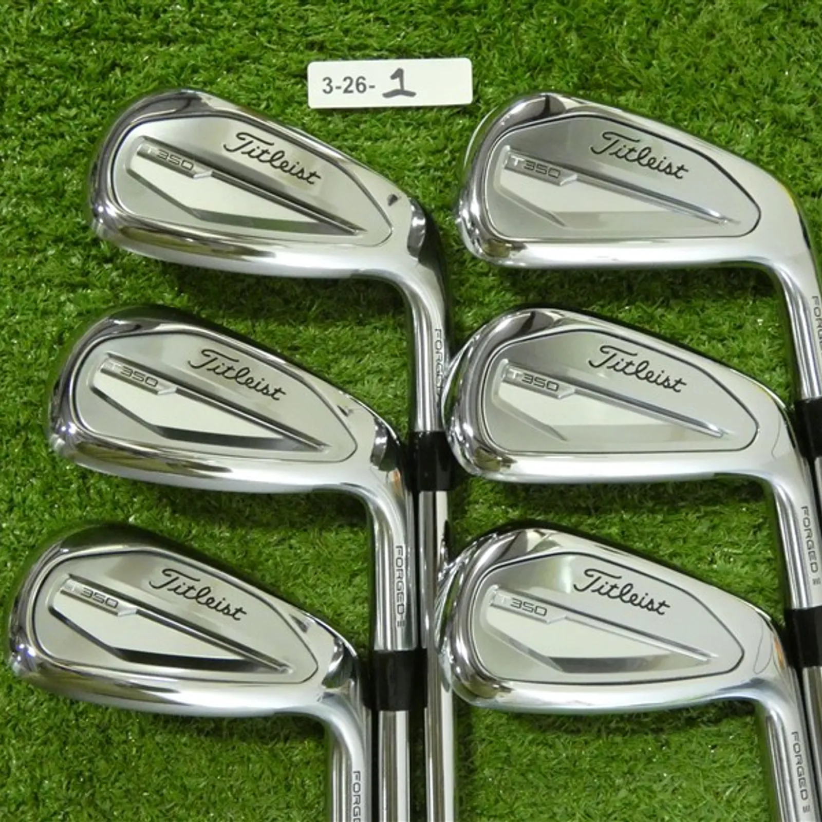 Titleist 2023 T350 Forged Irons 6-P & 48* W AMT Red R300 Regular