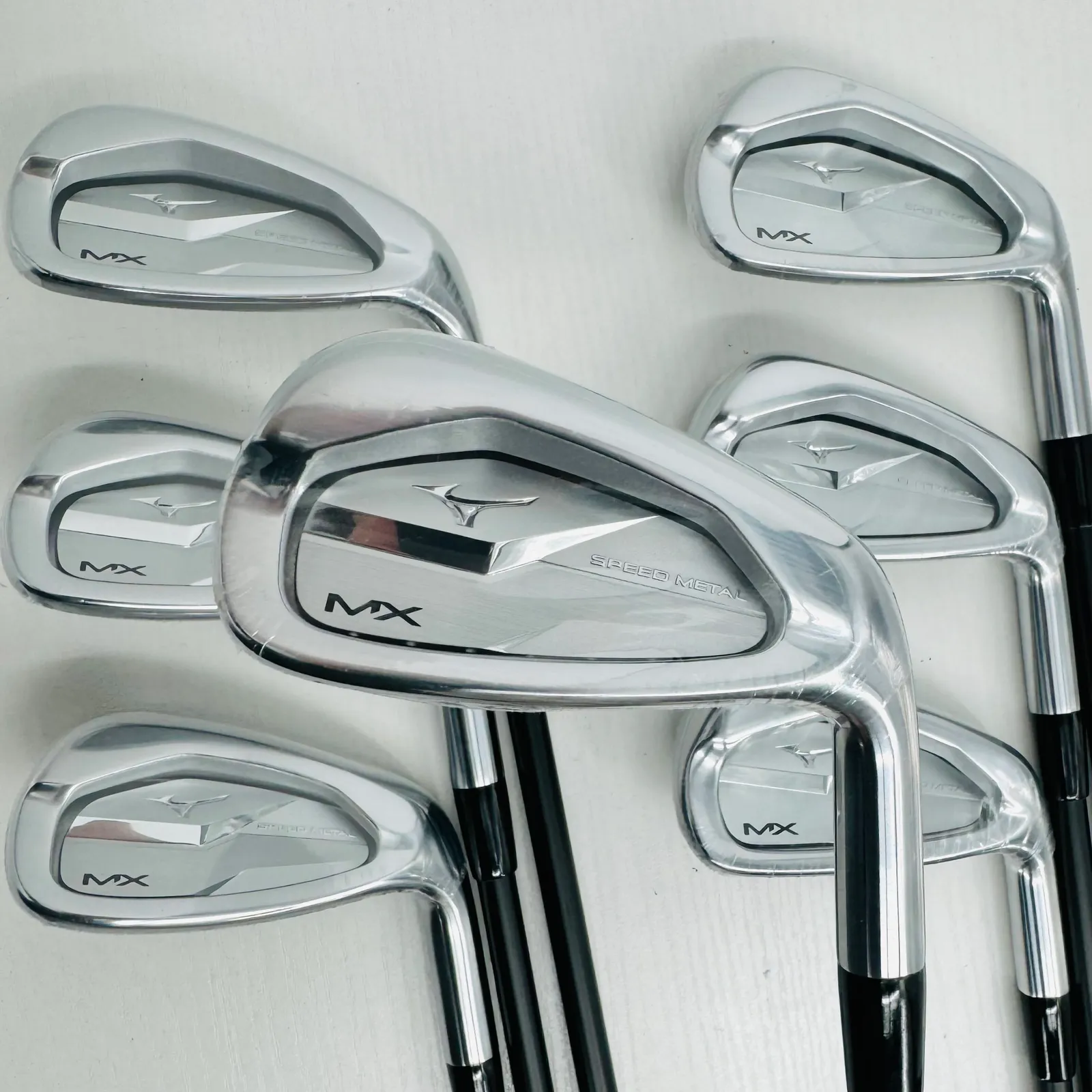 Mizuno MX Speed Metal Iron Set 5-PW, AW - KBS Max Graphite 65g R