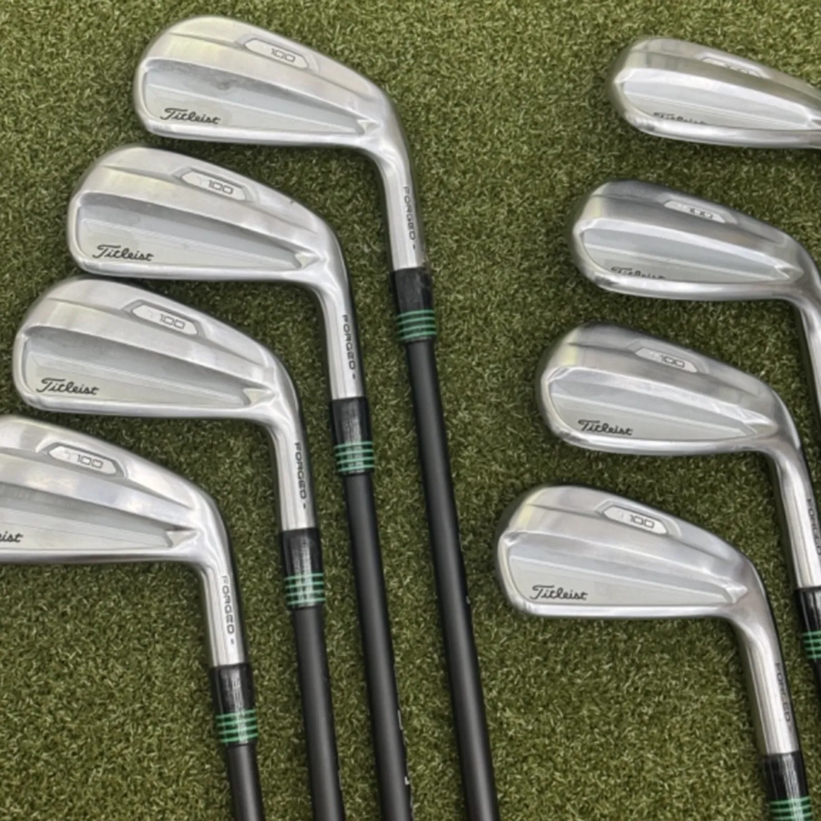Titleist T100 Iron Set 3-PW with Axiom 125 X shafts and Golf Pride