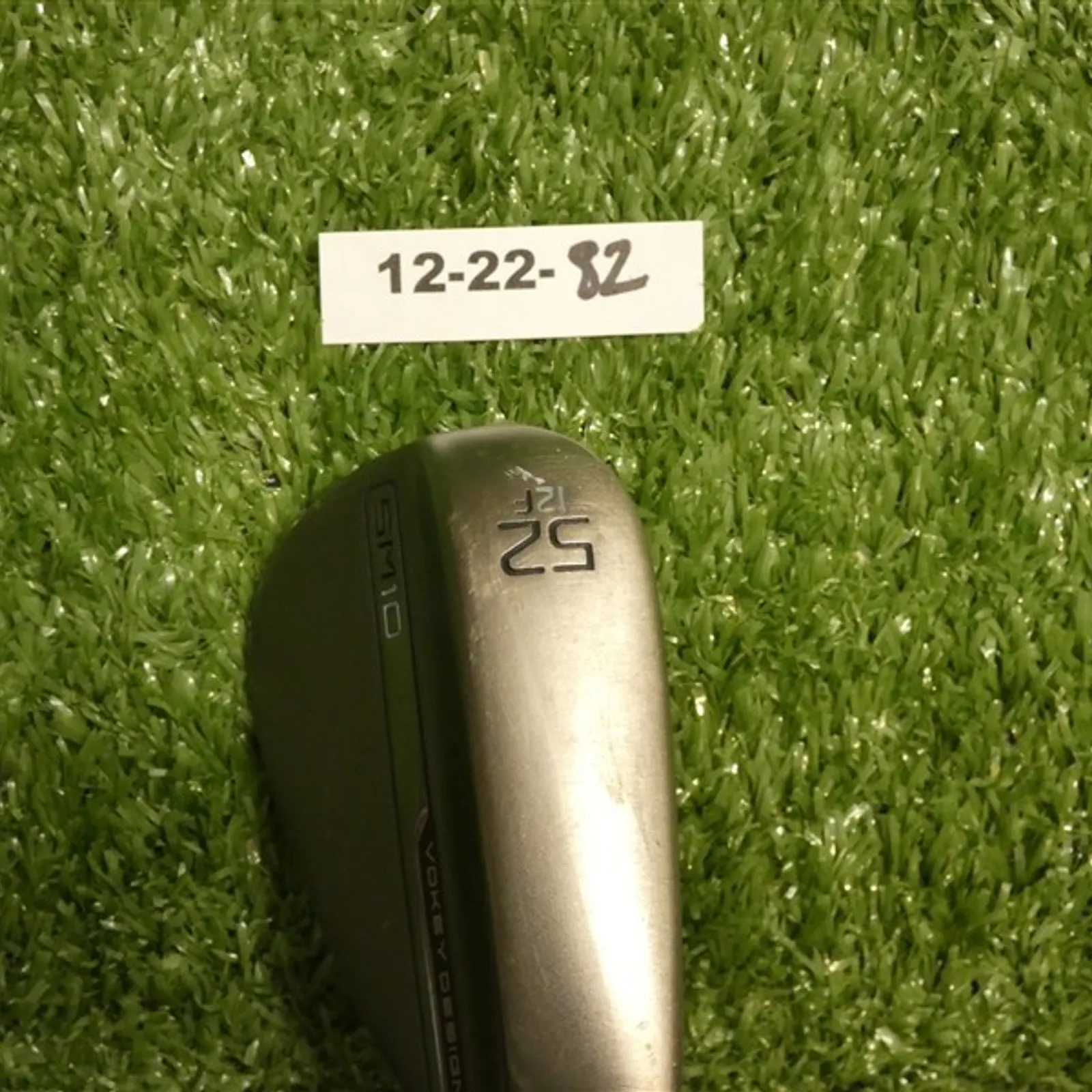 Titleist Vokey SM10 Nickel 52* 12* Gap Wedge F Grind DG S200 Steel
