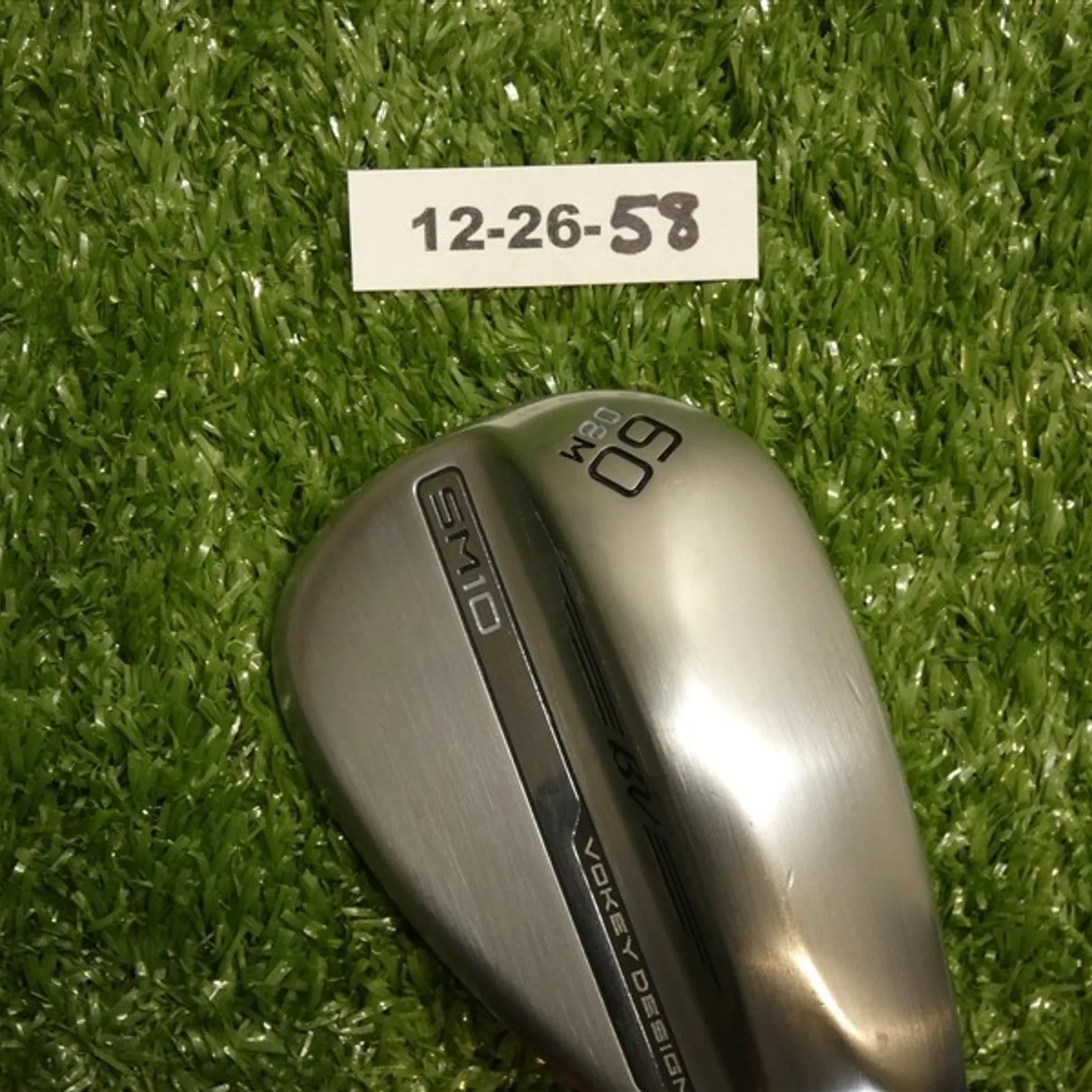 Titleist Vokey SM10 Tour Chrome 60* 08* Lob Wedge M Grind DG Steel