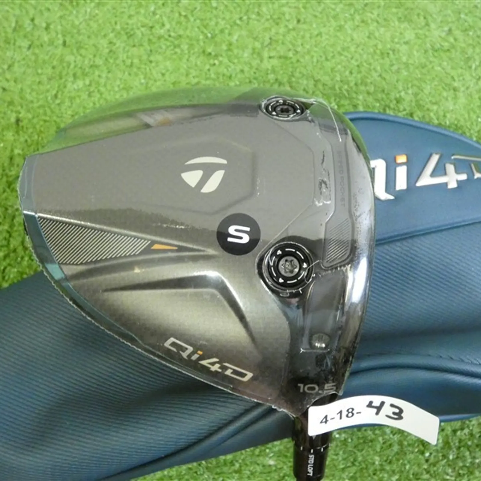 TaylorMade 2026 Qi4D 10.5* Driver REAX Mid Rotation Blue 50 Stiff