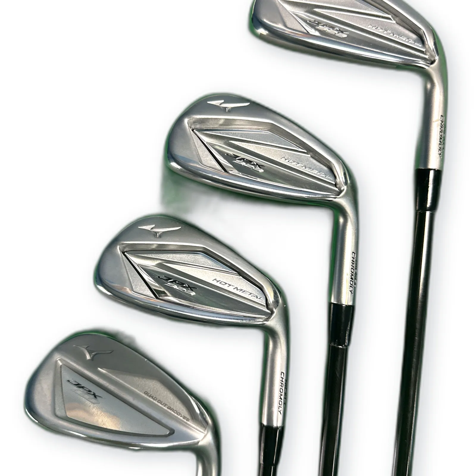 Mizuno JPX 923 Hot Metal Iron Set 4-PW GW Graphite Stiff RH