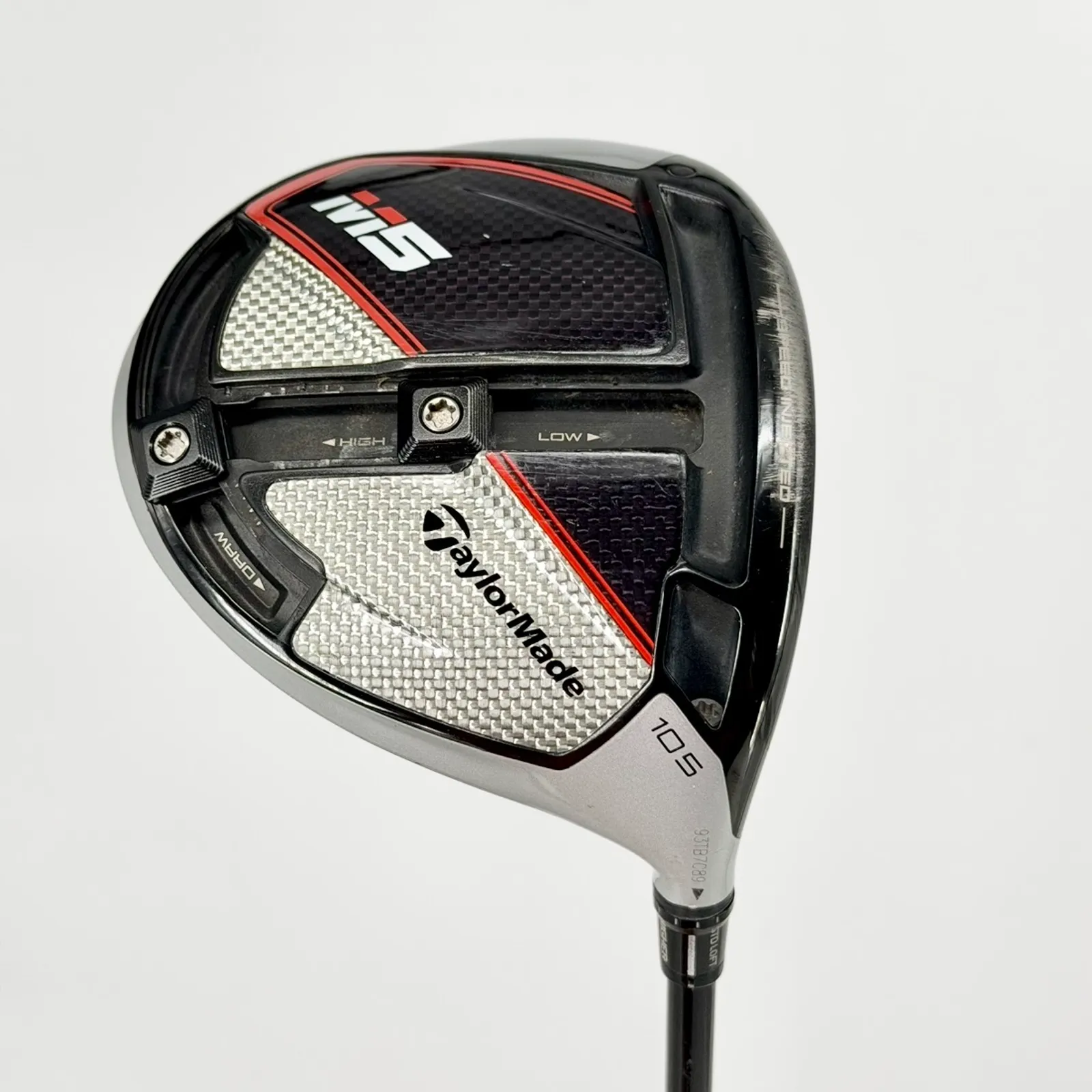 Taylormade M5 10.5° Driver - Atmos 60g S Flex - GP CP2 Wrap Midsize