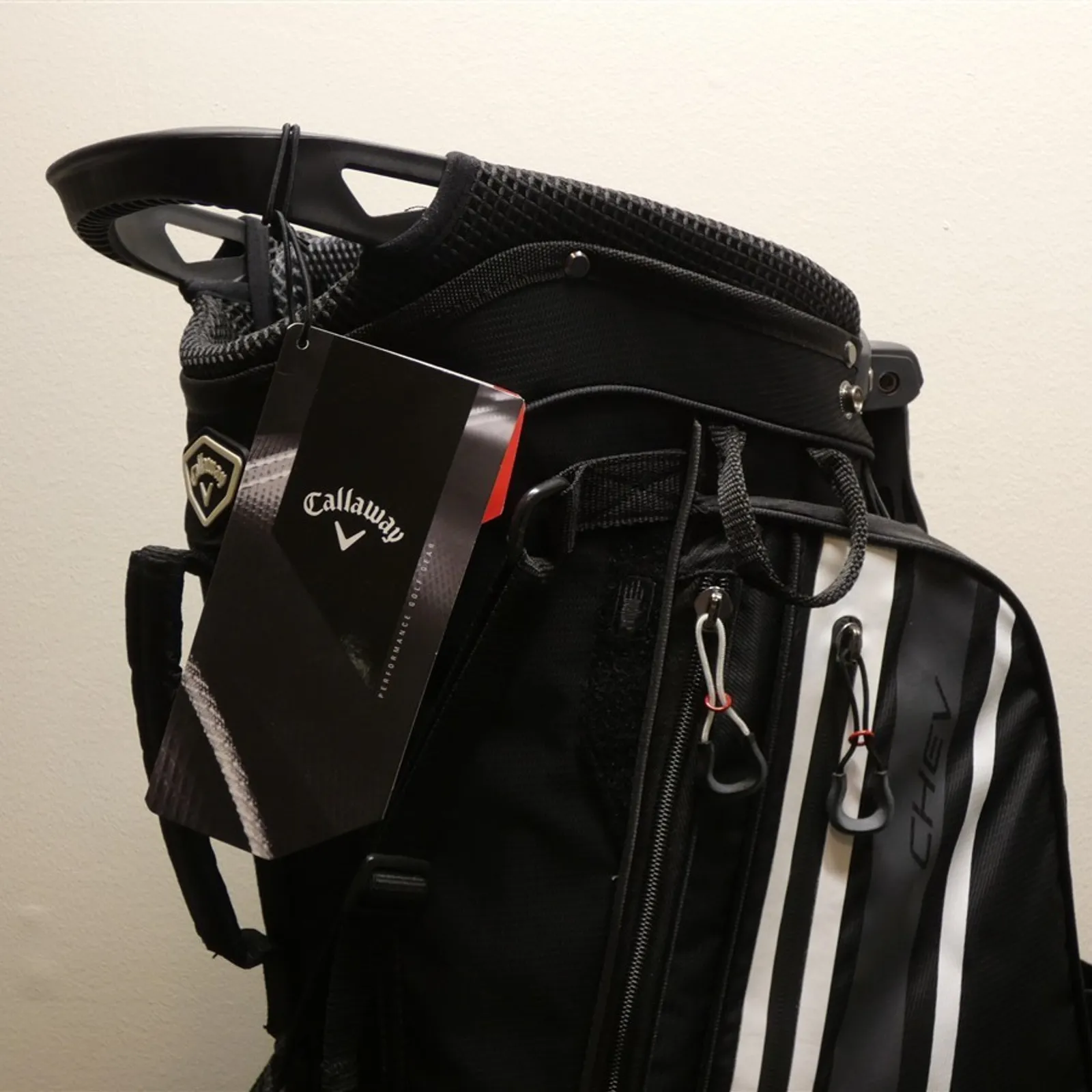 callaway chev laptop backpack Kenneth Cole Features a roomy fully lined interior with multiple interior pockets for all your needed essentials Callaway Golf Org 14 Cart