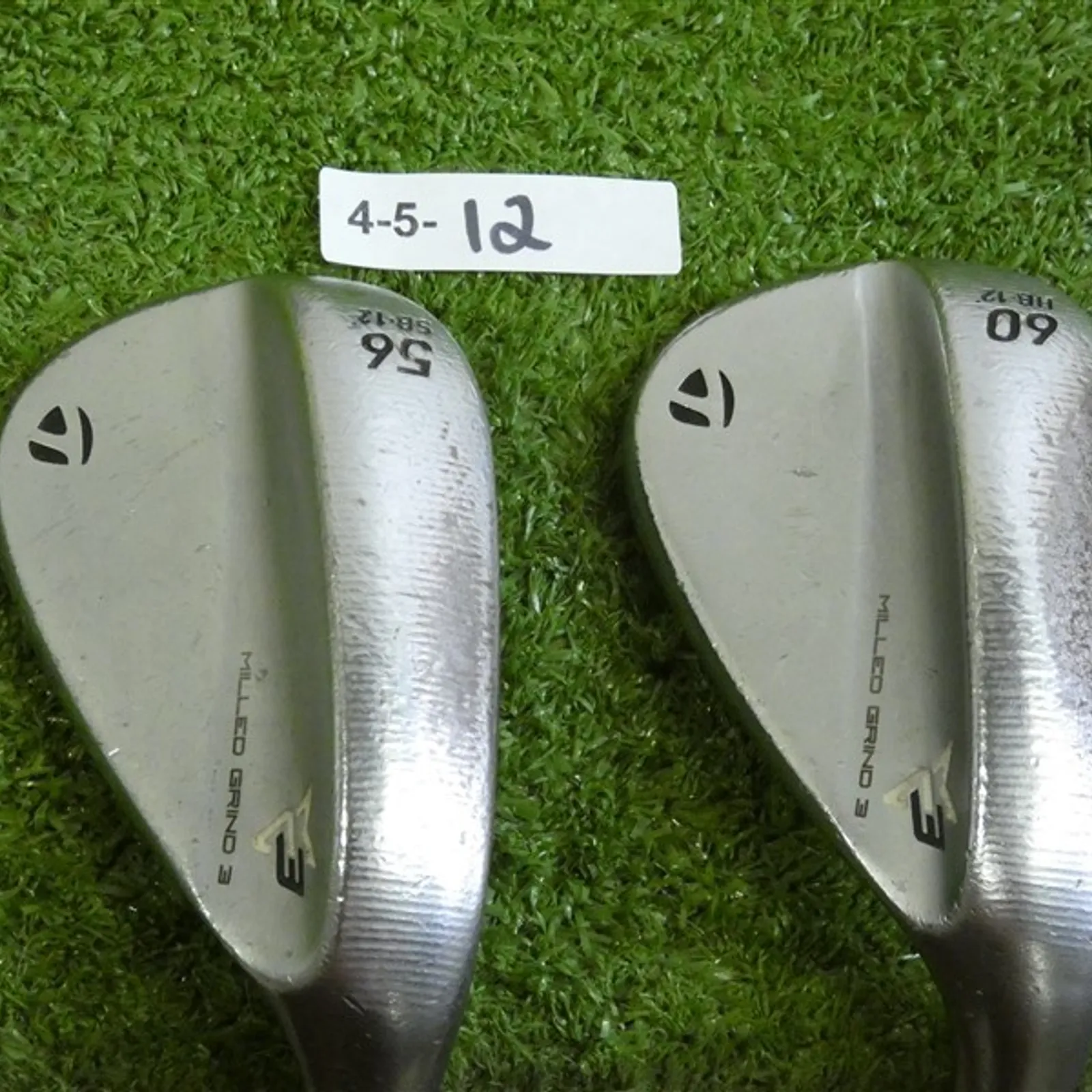 TaylorMade Milled Grind 3 MG3 56/60* 12/12* Sand/Lob Wedge Set SB